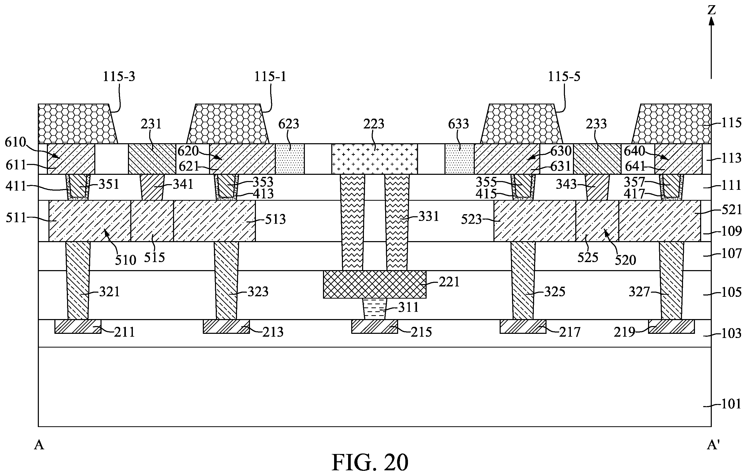 Patent US12453008 Figure 20 – Semiconductor device with selection structure and method for fabricating the same