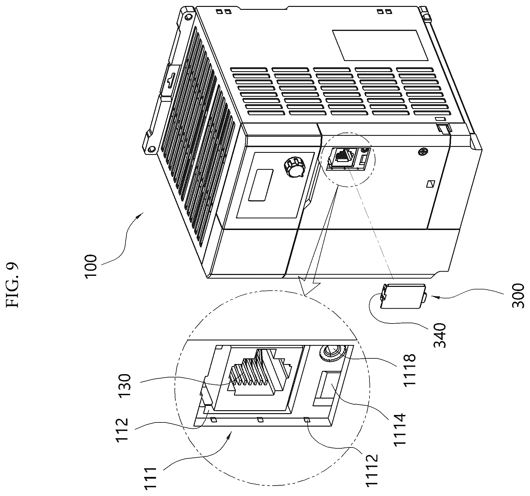 Patent US12453032 Figure 9 – Inverter device