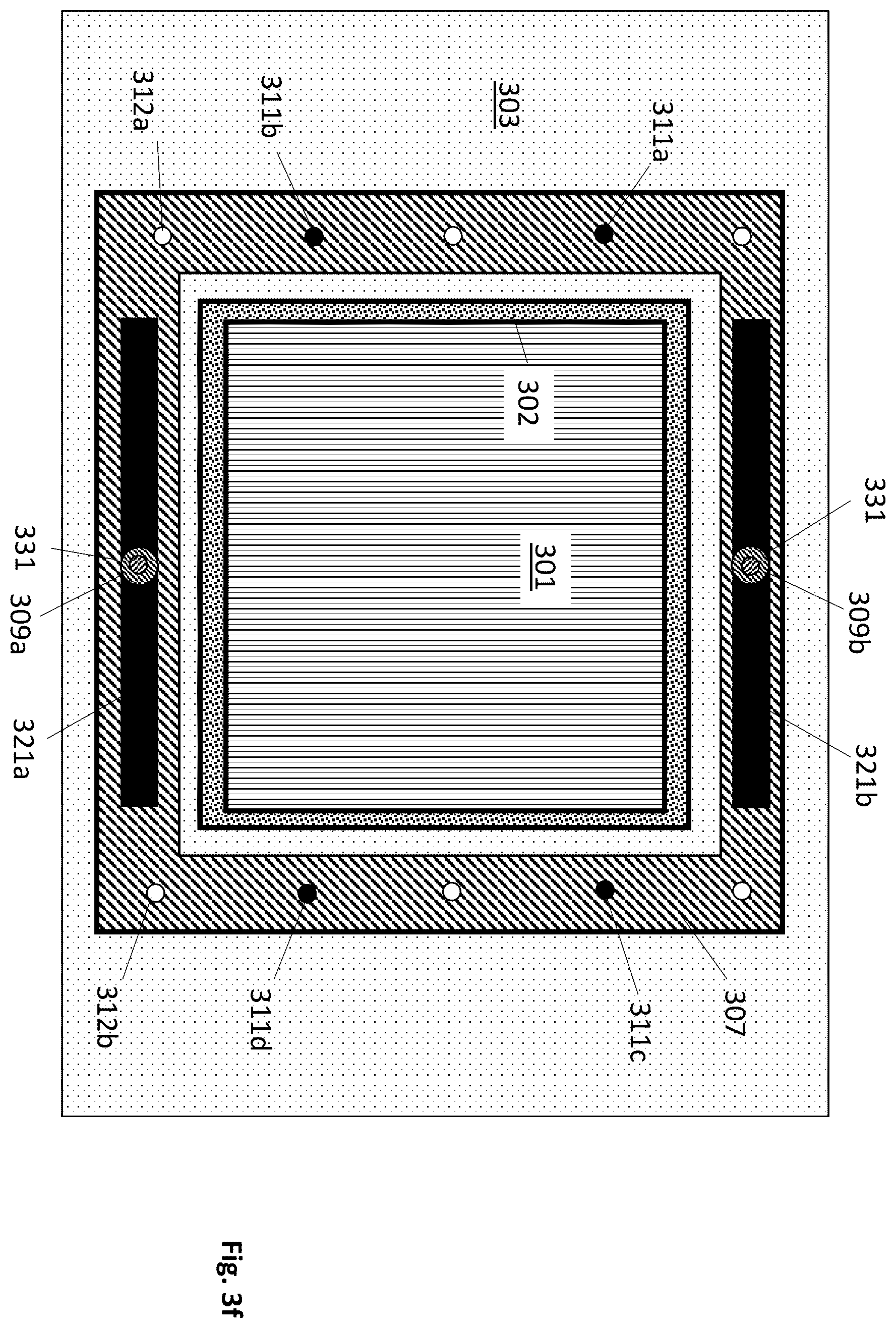 Patent US12453054 Figure 8 – Cooling assembly with strap element to diminish lateral movement of cooling mass during installation of the cooling mass