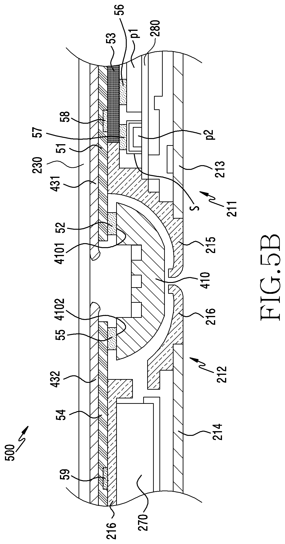 Patent US12453056 Figure 6 – Foldable electronic device comprising heat-dissipating structure