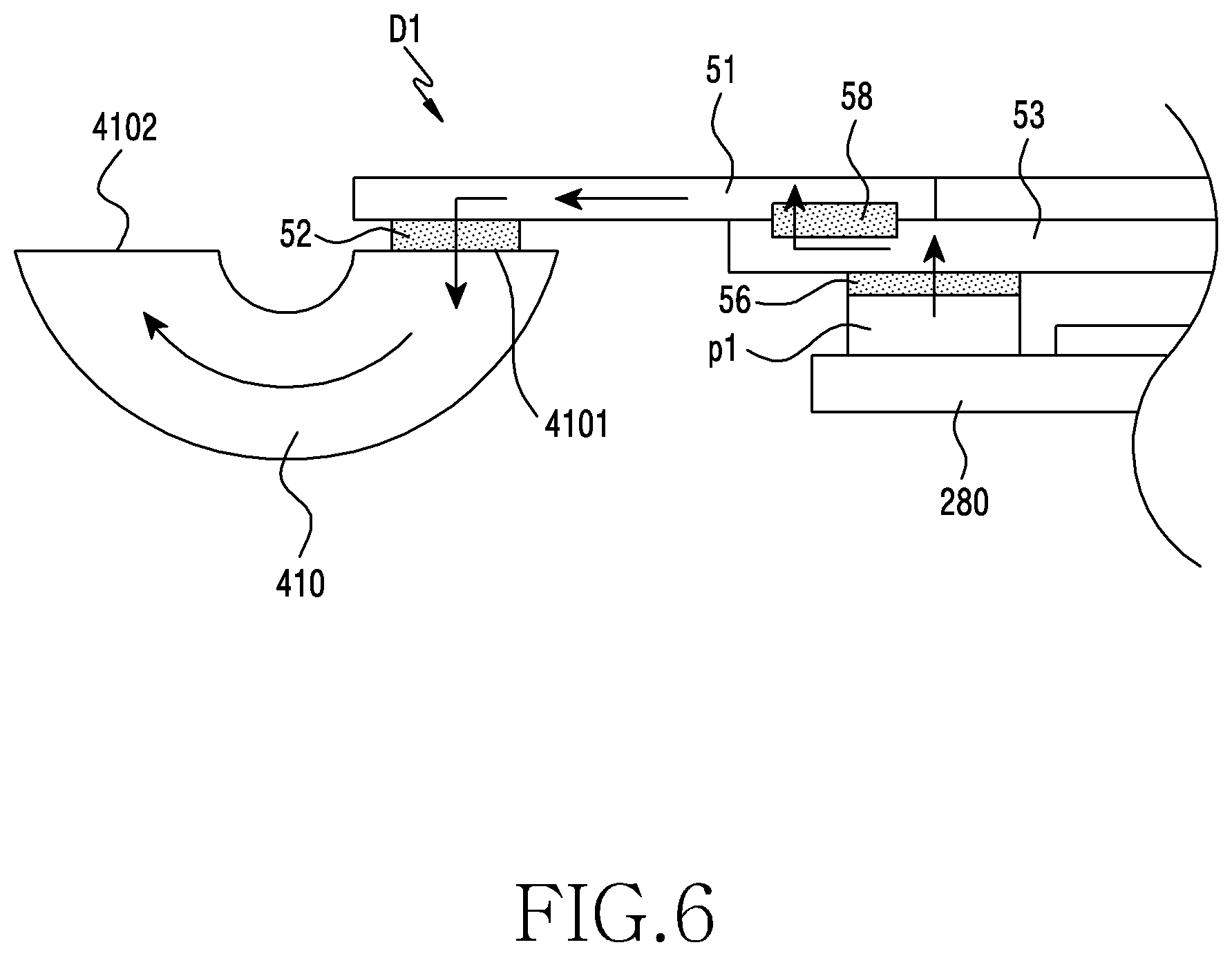 Patent US12453056 Figure 7 – Foldable electronic device comprising heat-dissipating structure