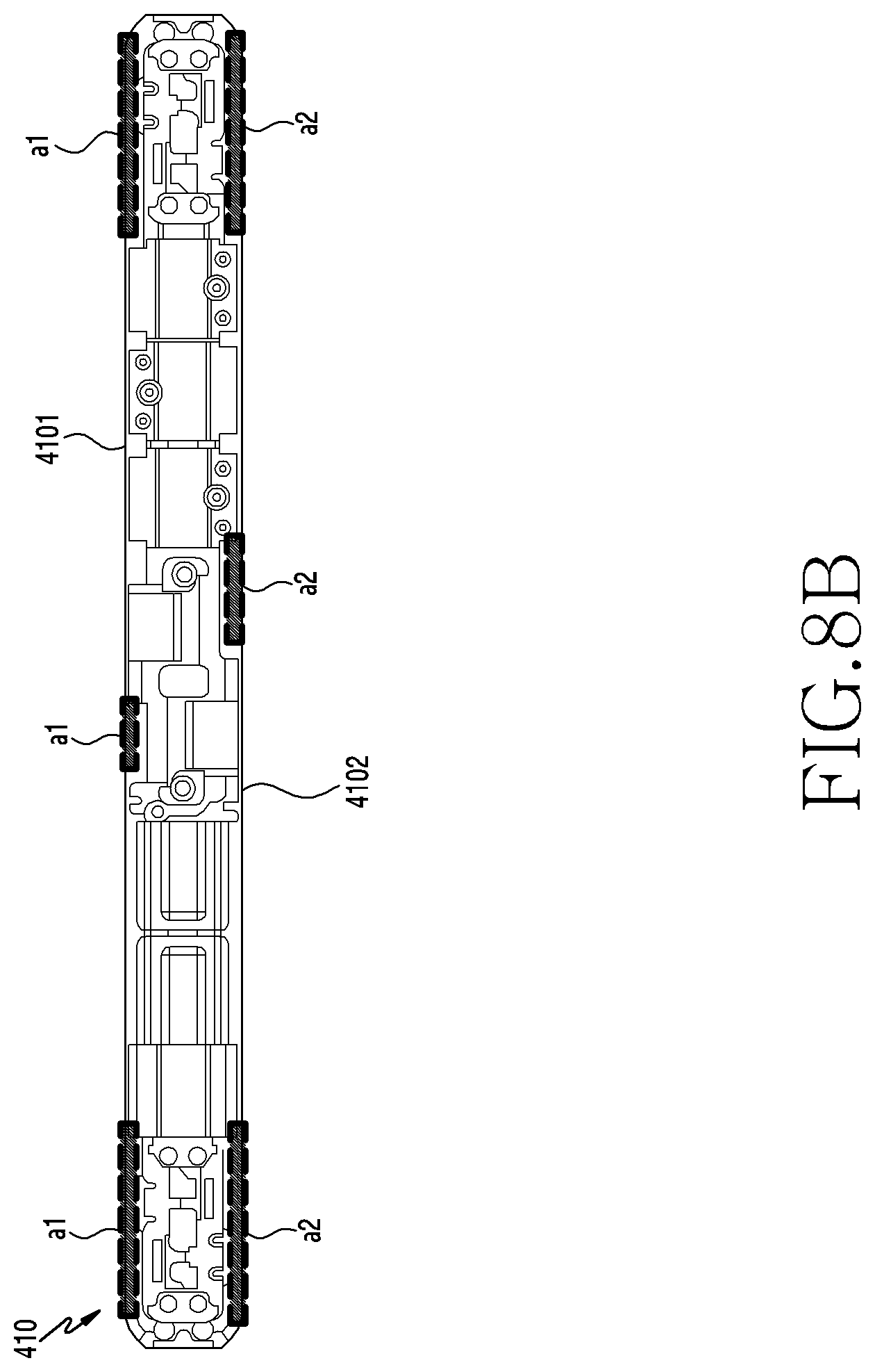 Patent US12453056 Figure 10 – Foldable electronic device comprising heat-dissipating structure