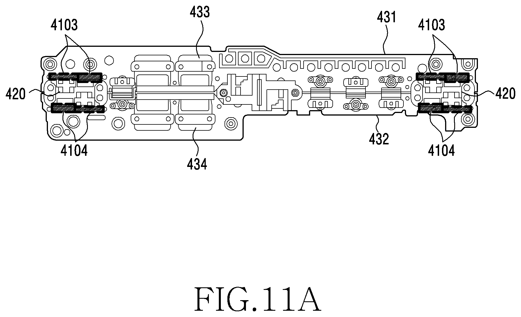 Patent US12453056 Figure 14 – Foldable electronic device comprising heat-dissipating structure