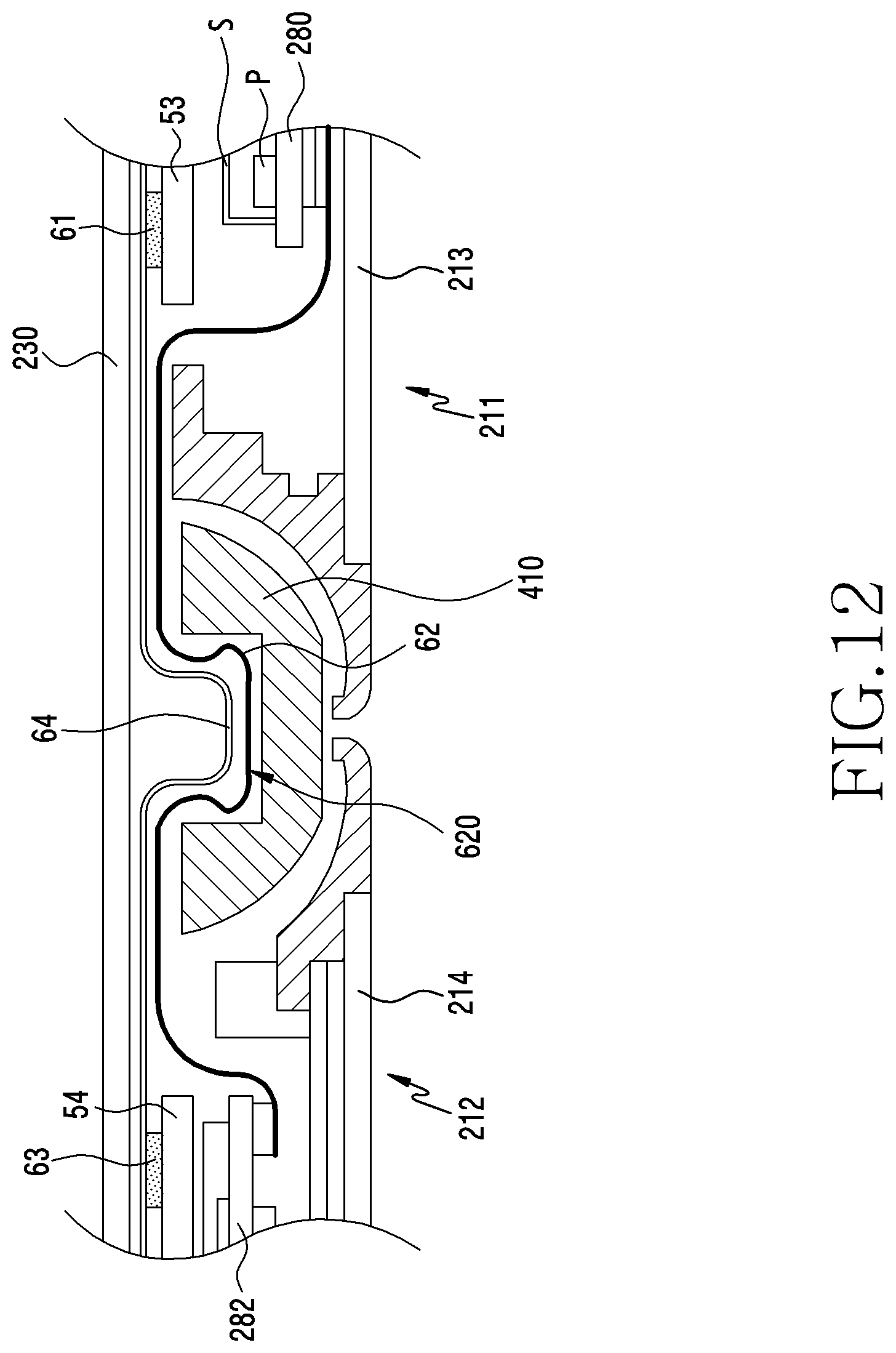 Patent US12453056 Figure 16 – Foldable electronic device comprising heat-dissipating structure