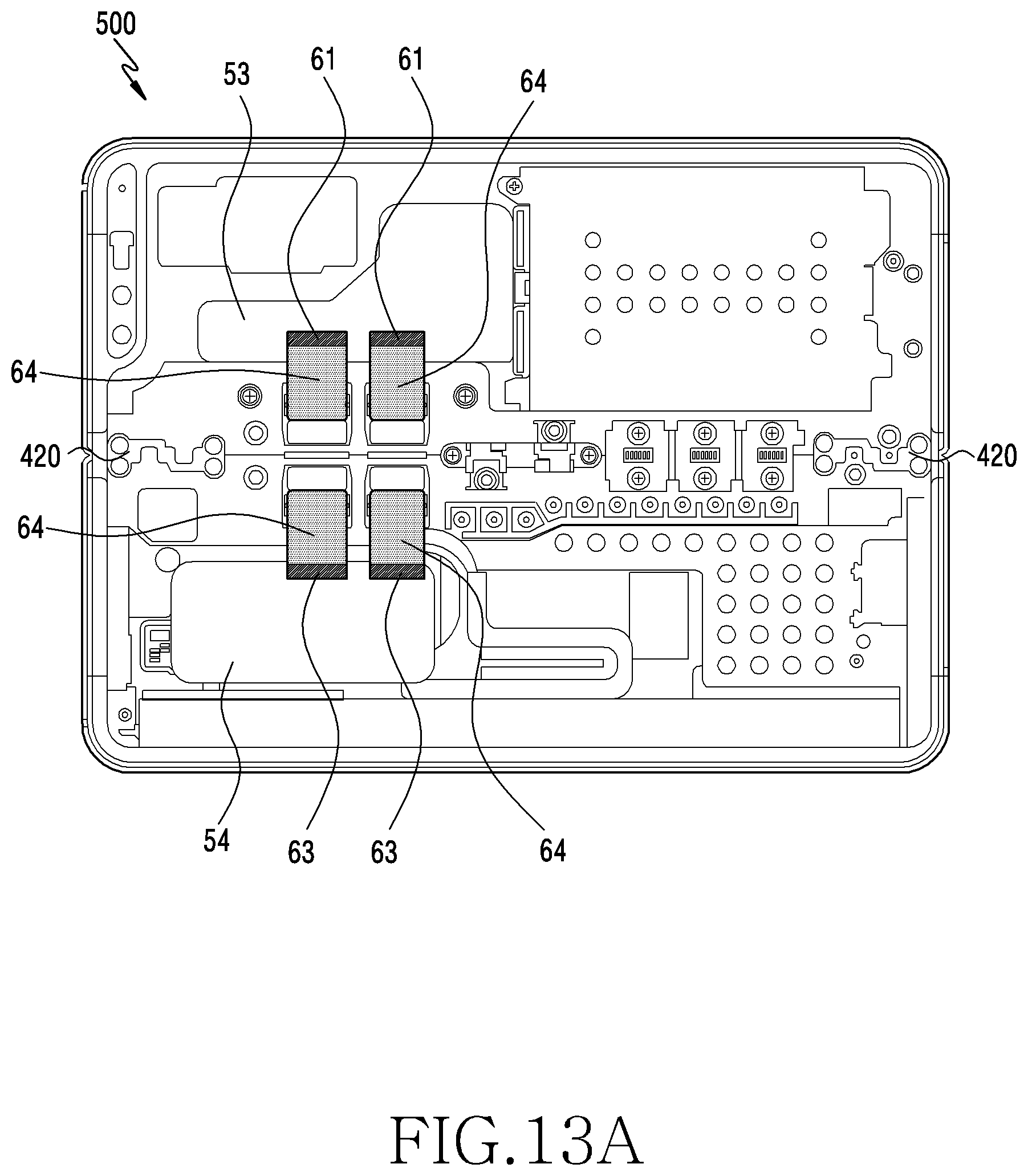 Patent US12453056 Figure 17 – Foldable electronic device comprising heat-dissipating structure