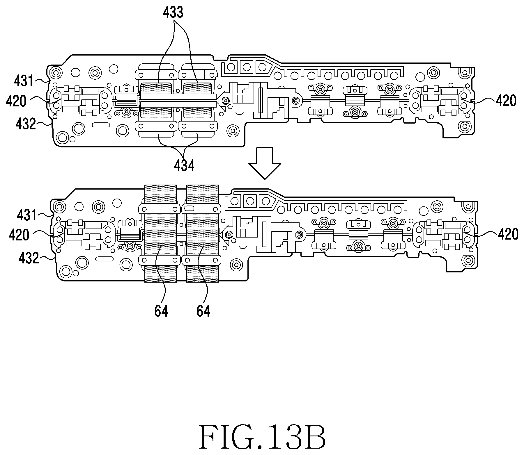 Patent US12453056 Figure 18 – Foldable electronic device comprising heat-dissipating structure