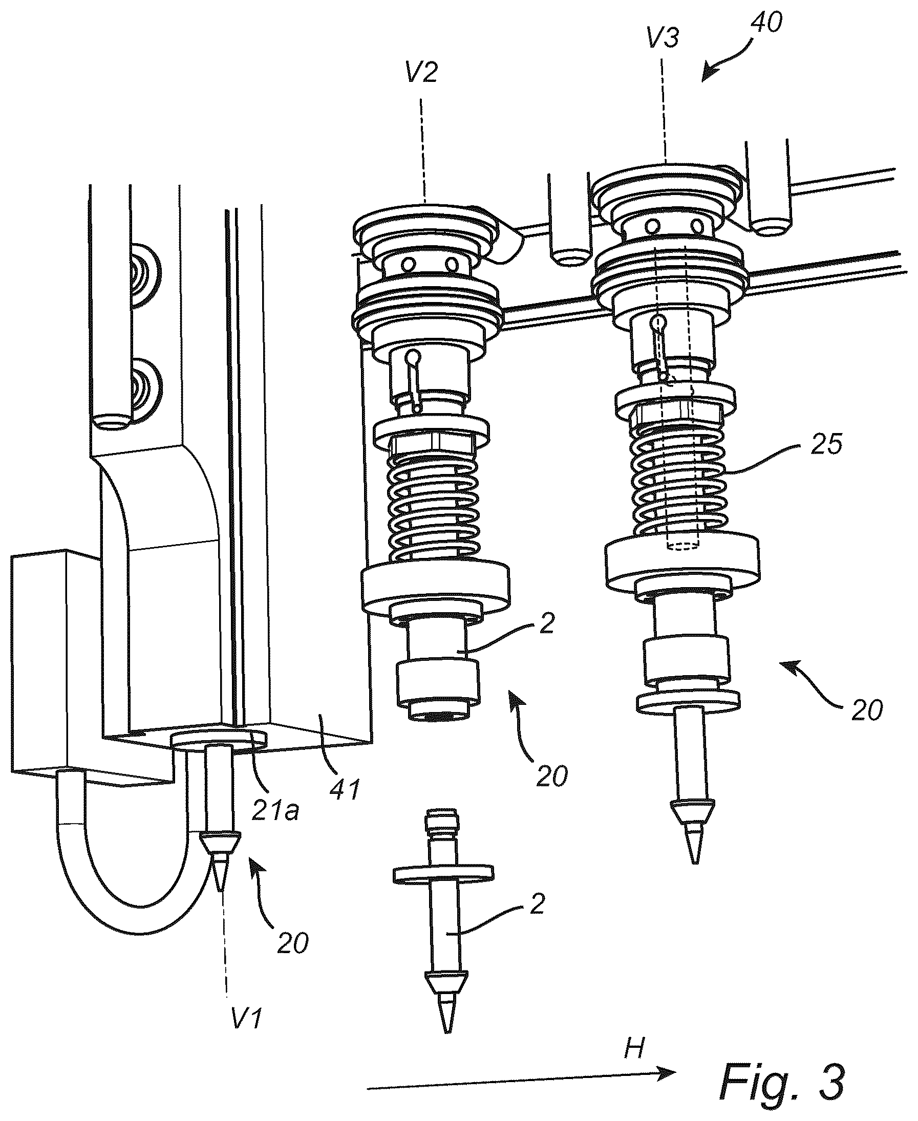 Patent US12453068 Figure 3 – Mounting tool for a component mounting machine