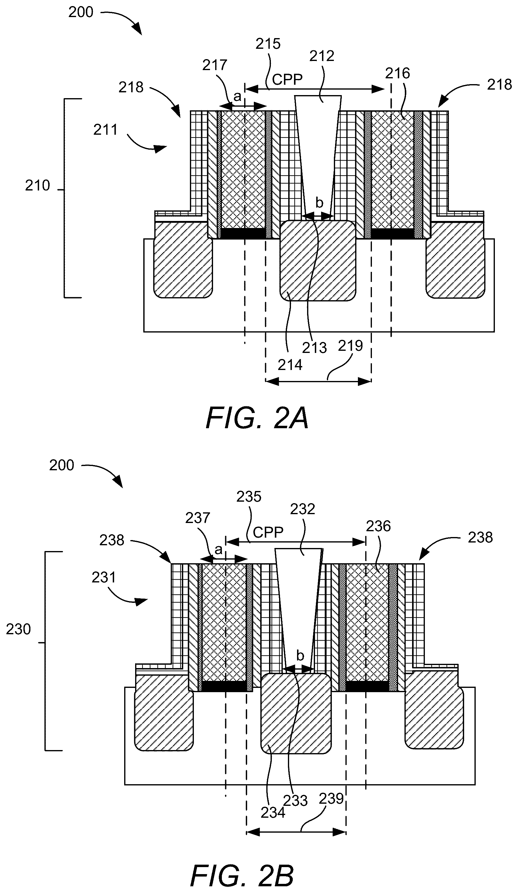 Patent US12453071 Figure 2 – Gate spacer structures for three-dimensional semiconductor devices