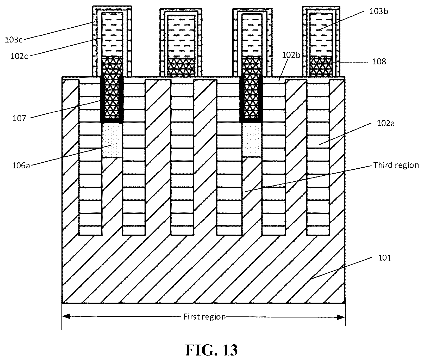 Patent US12453081 Figure 13 – Method of forming a bit line structure