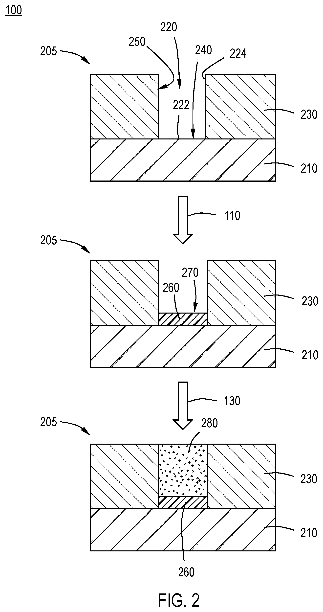 Patent US12453086 Figure 2 – Low resistivity metal contact stack