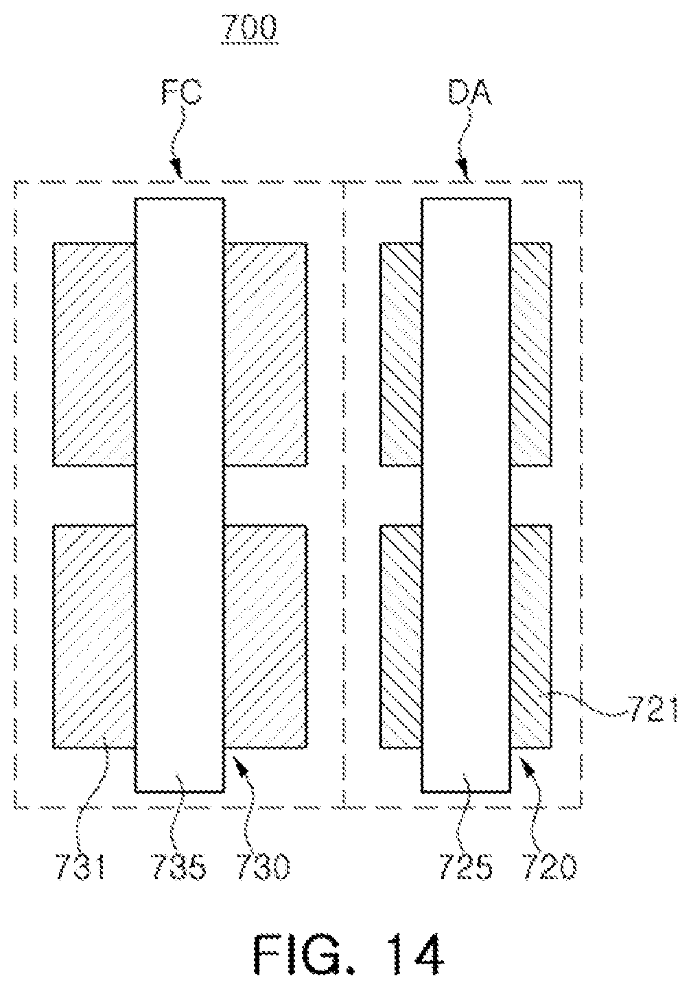 Patent US12453097 Figure 12 – Semiconductor device and memory device including a dummy element