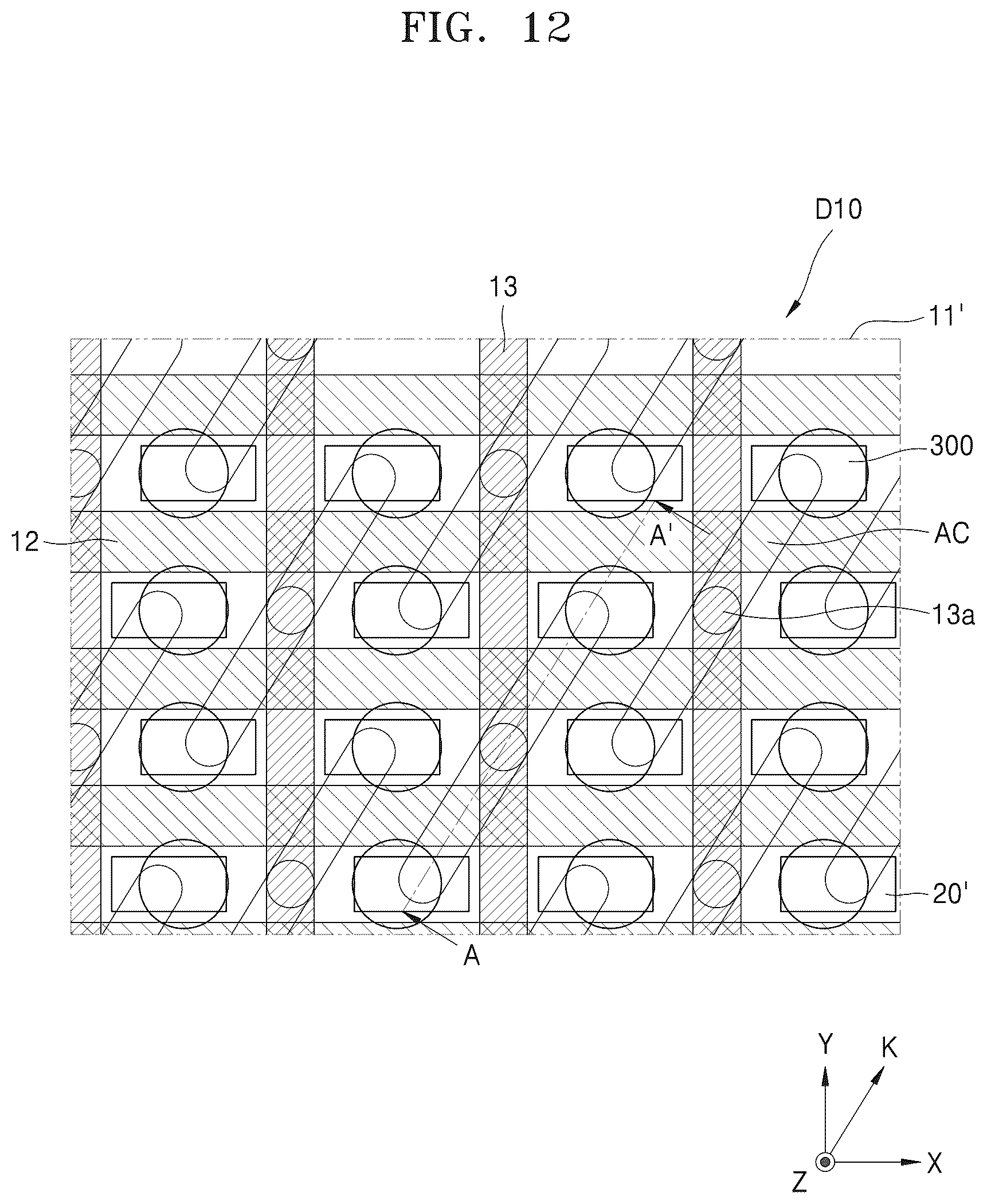 Patent US12453106 Figure 12 – Capacitor device and semiconductor device including the same