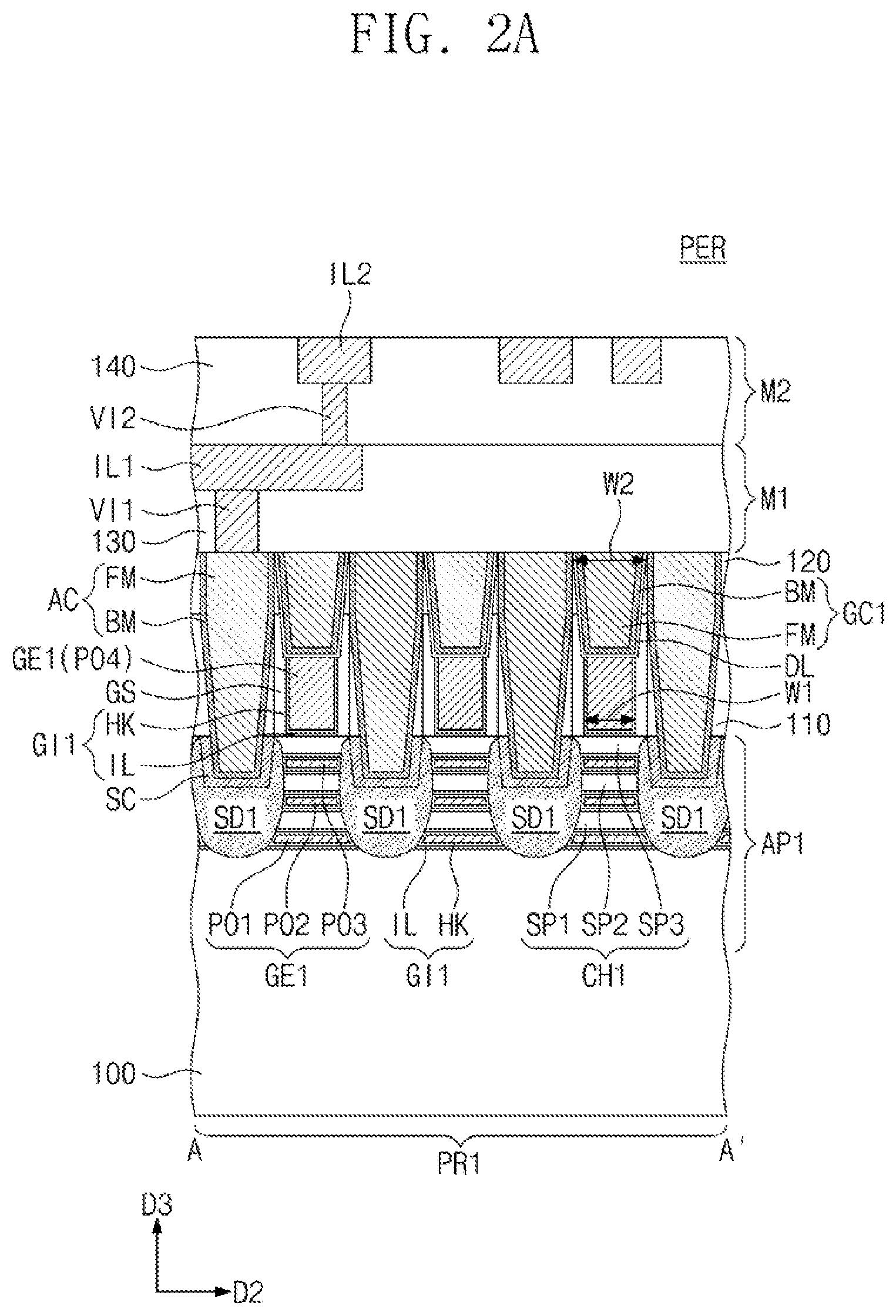 Patent US12453125 Figure 2 – Semiconductor device