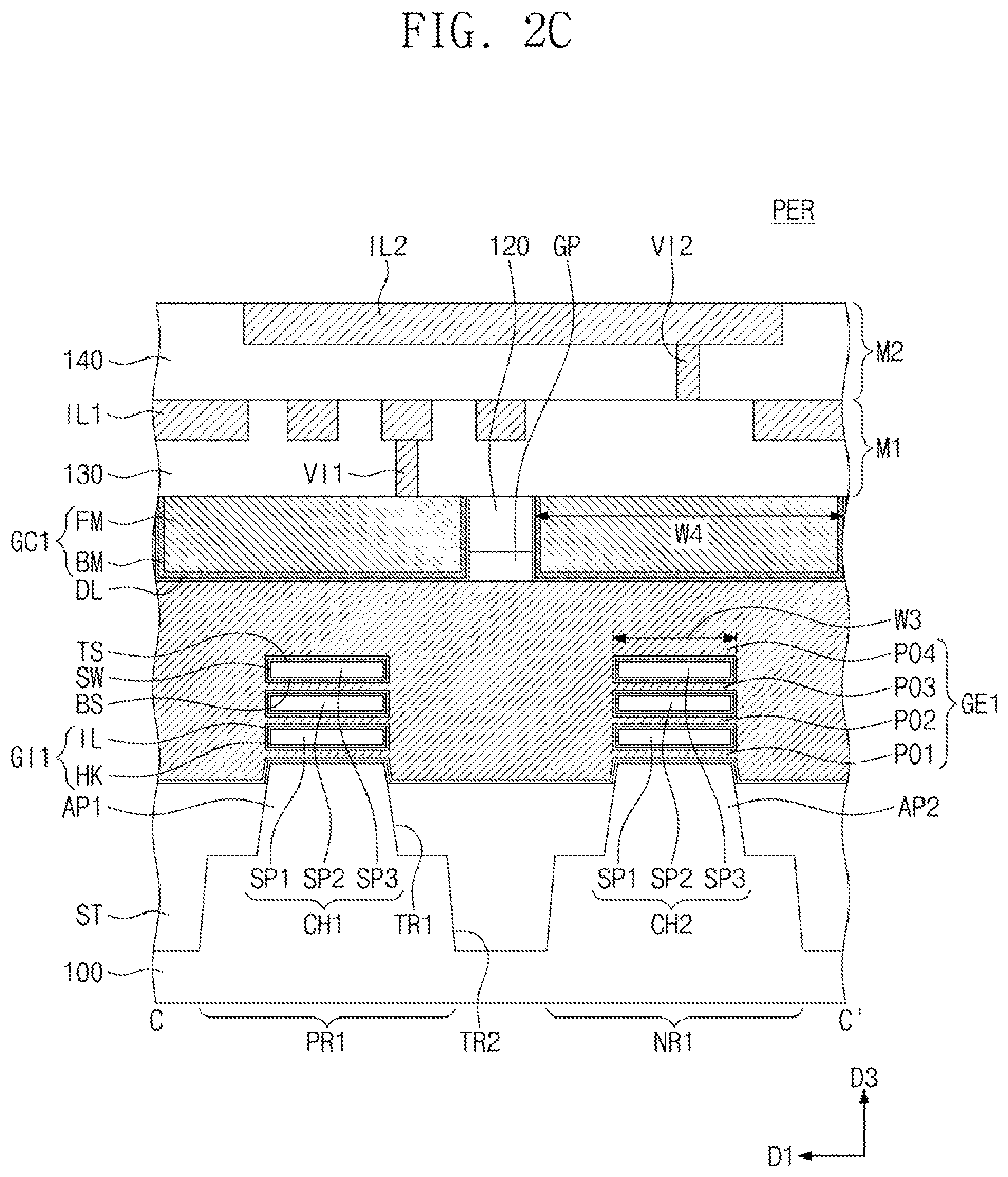 Patent US12453125 Figure 4 – Semiconductor device