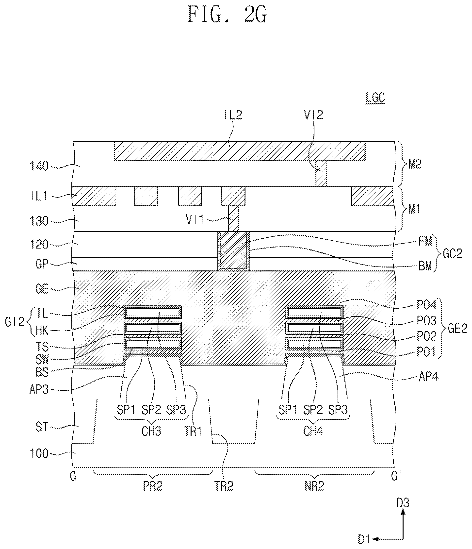 Patent US12453125 Figure 8 – Semiconductor device
