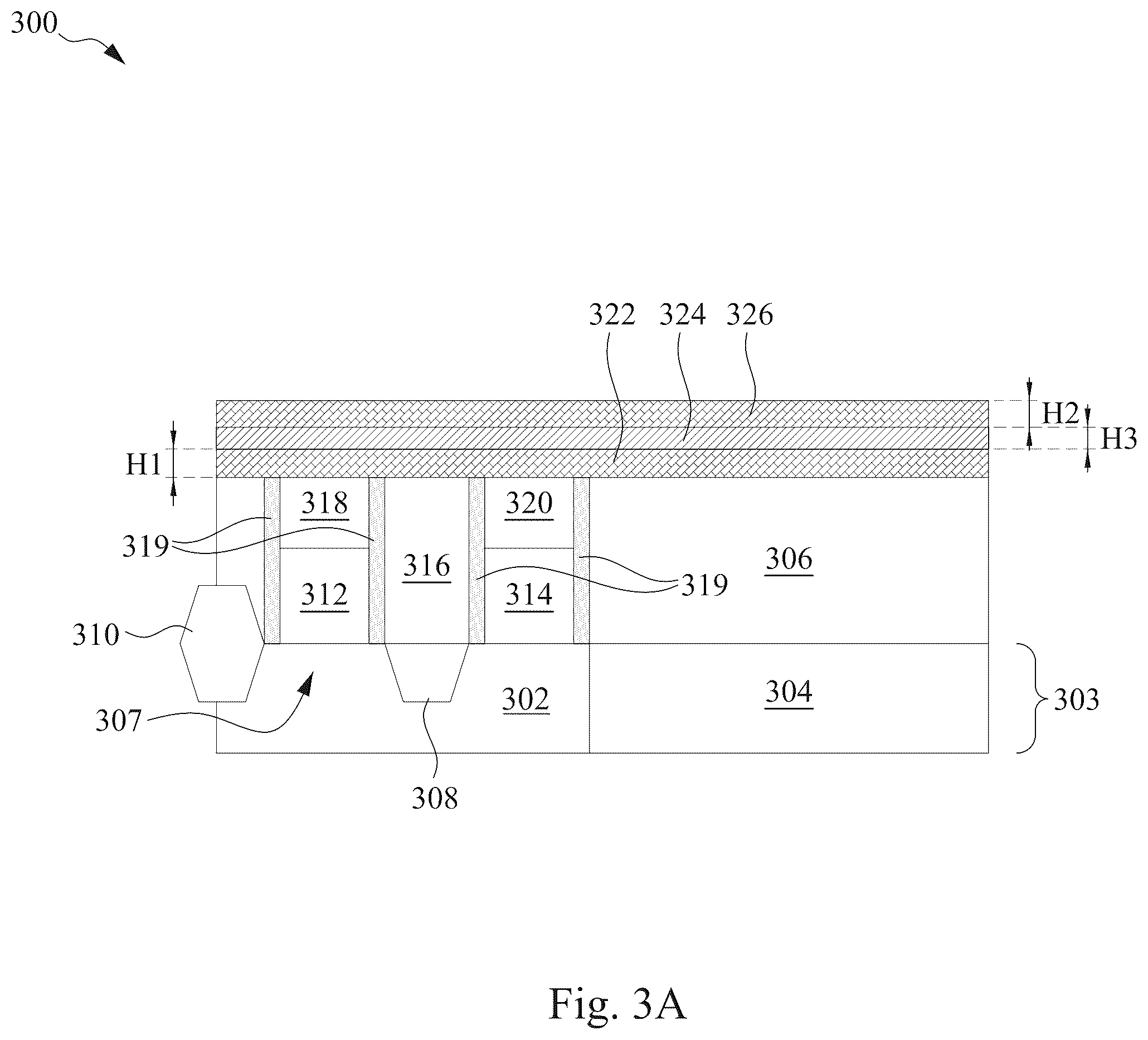 Patent US12453168 Figure 3 – Semiconductor device with short-resistant capacitor plate