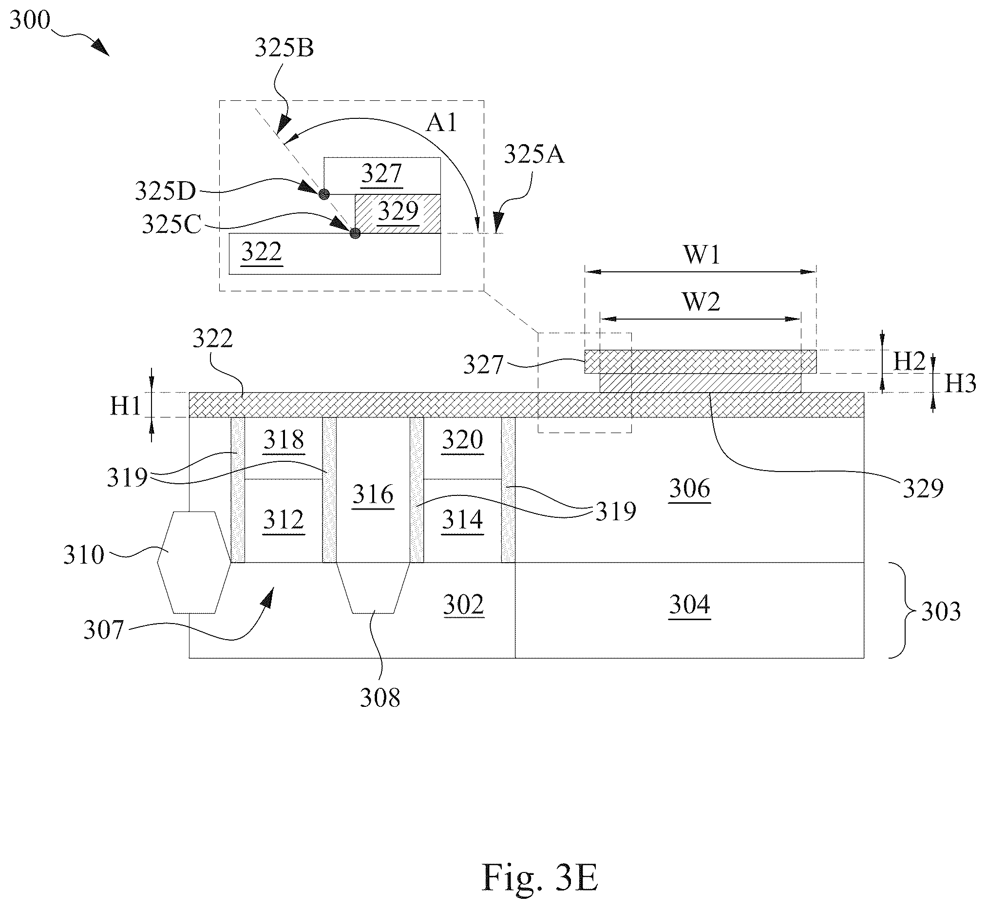 Patent US12453168 Figure 7 – Semiconductor device with short-resistant capacitor plate