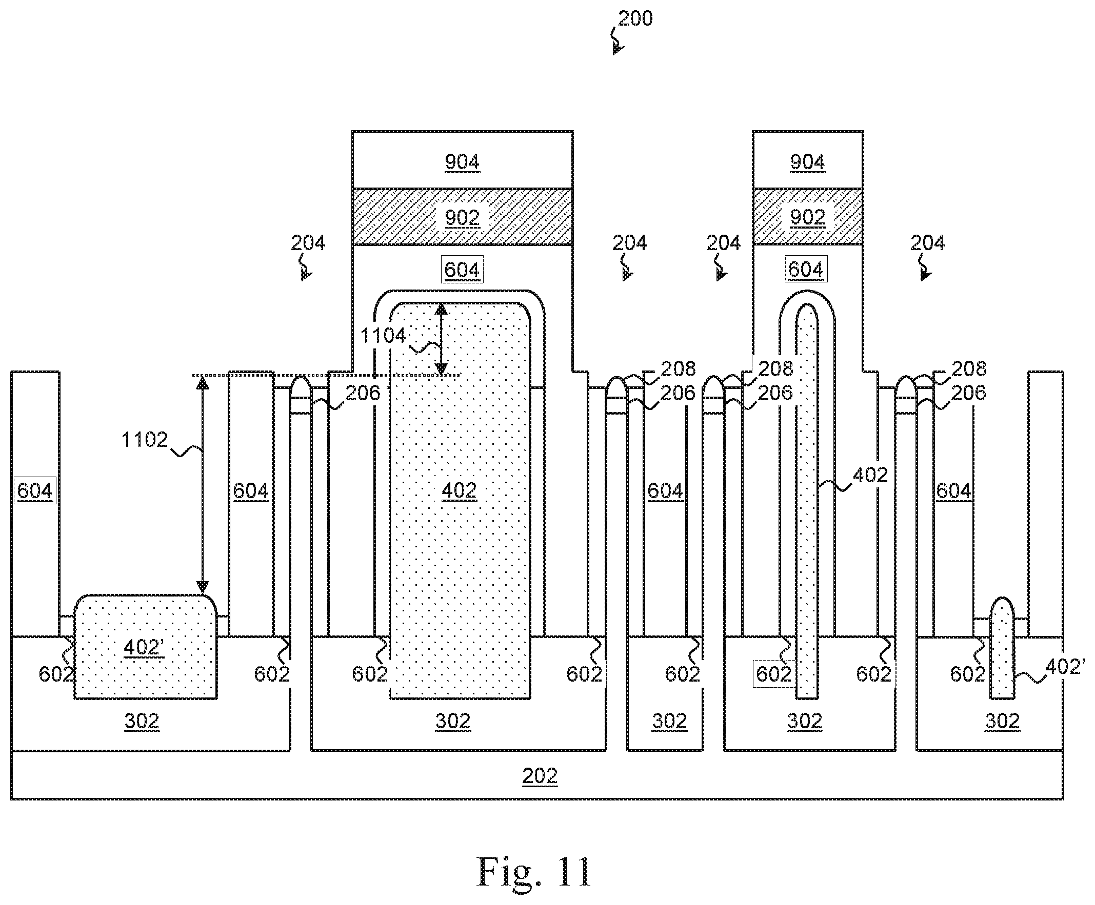 Patent US12453173 Figure 12 – Integrated circuits with gate cut features