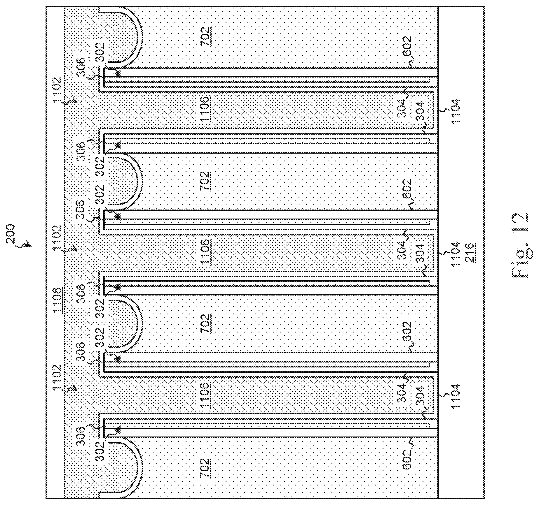 Patent US12453174 Figure 13 – Integrated circuits with finFET gate structures