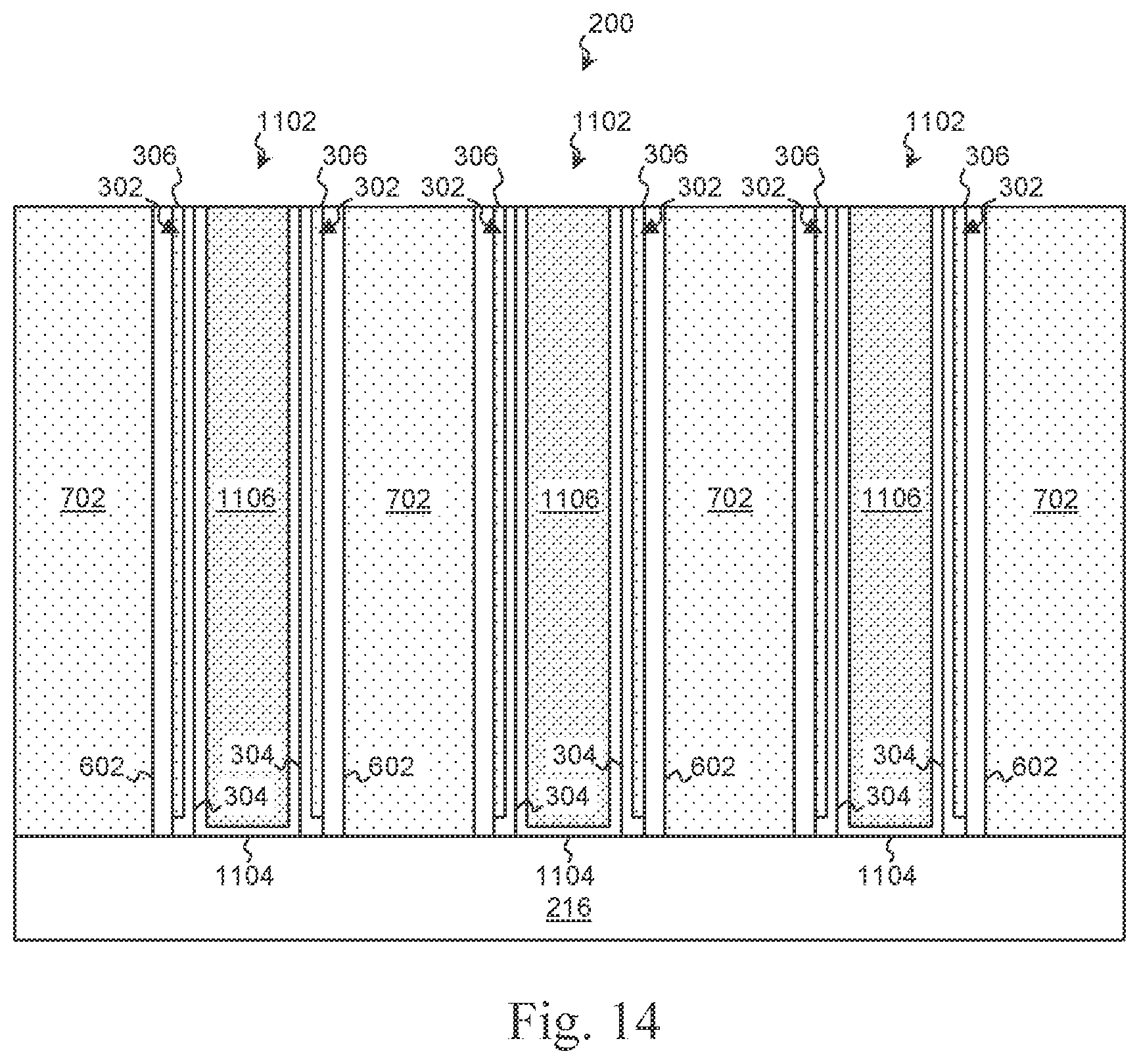 Patent US12453174 Figure 15 – Integrated circuits with finFET gate structures