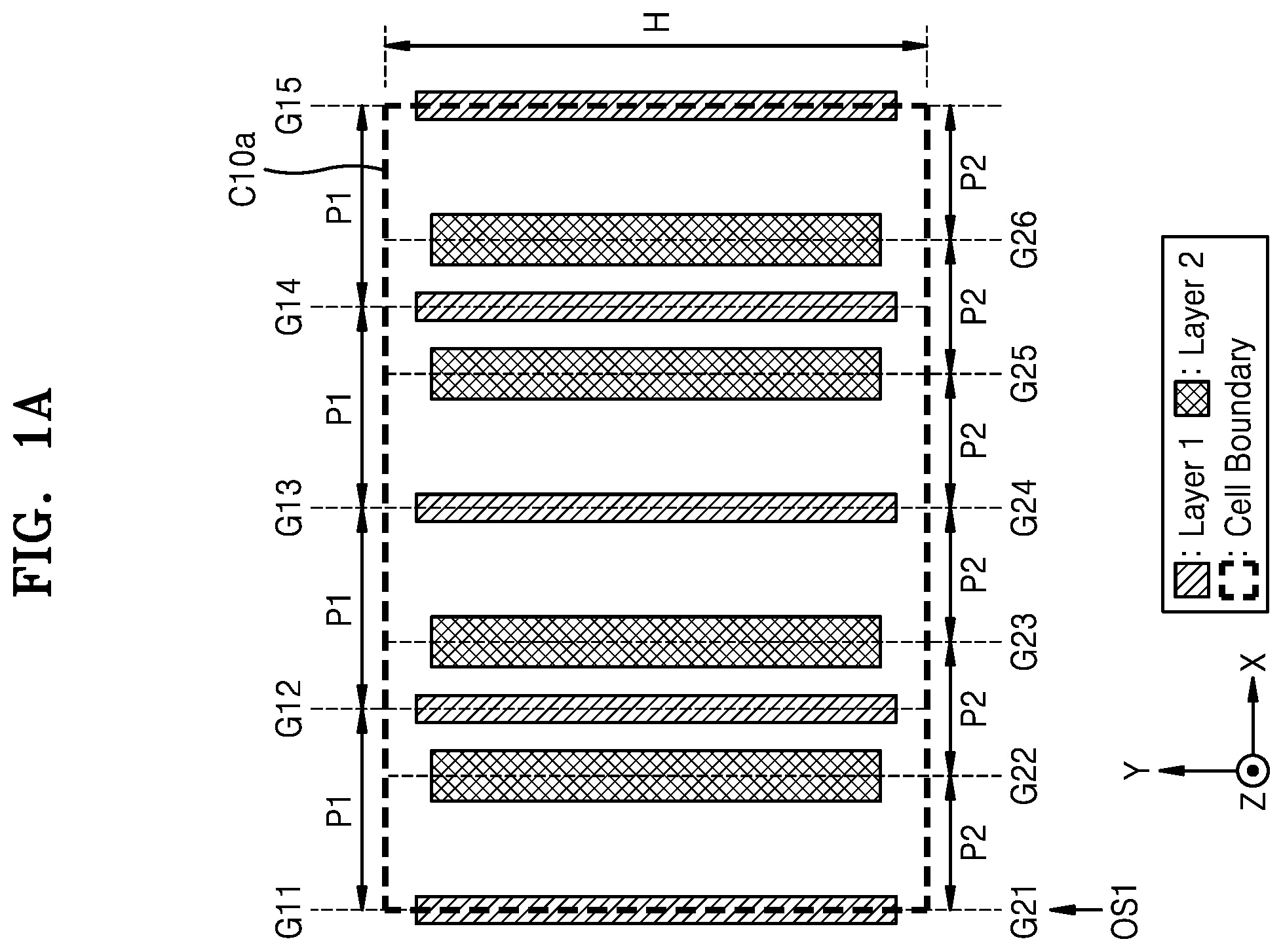 Patent US12453184 Figure 1 – Integrated circuit including standard cells and method of designing the same