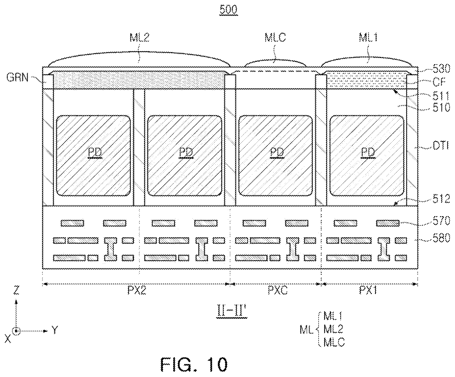 Patent US12453194 Figure 11 – Image sensor