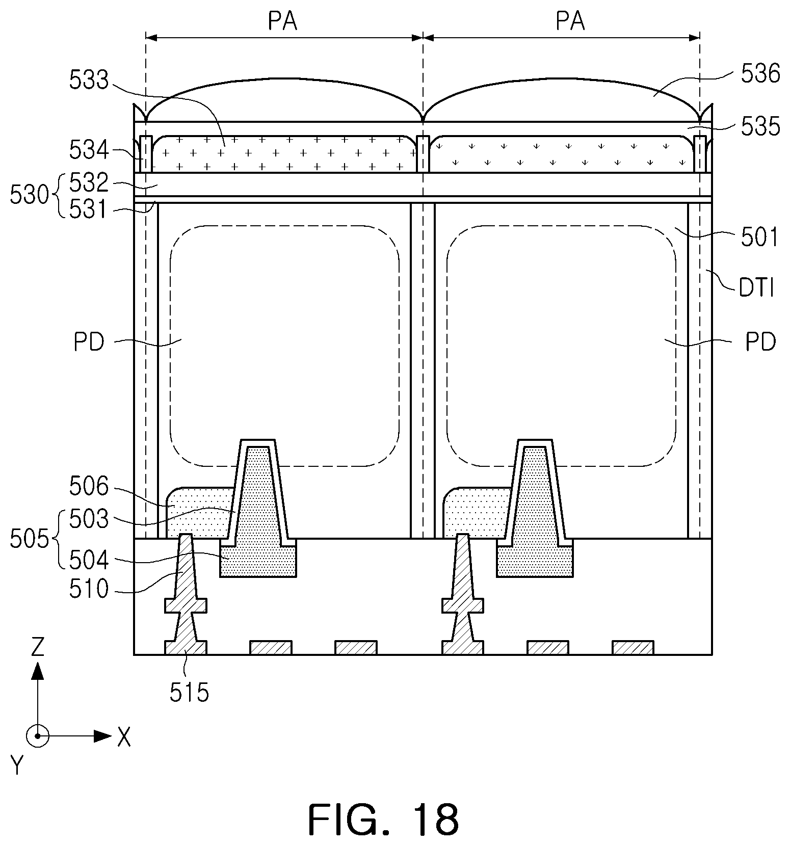 Patent US12453200 Figure 15 – Image sensor
