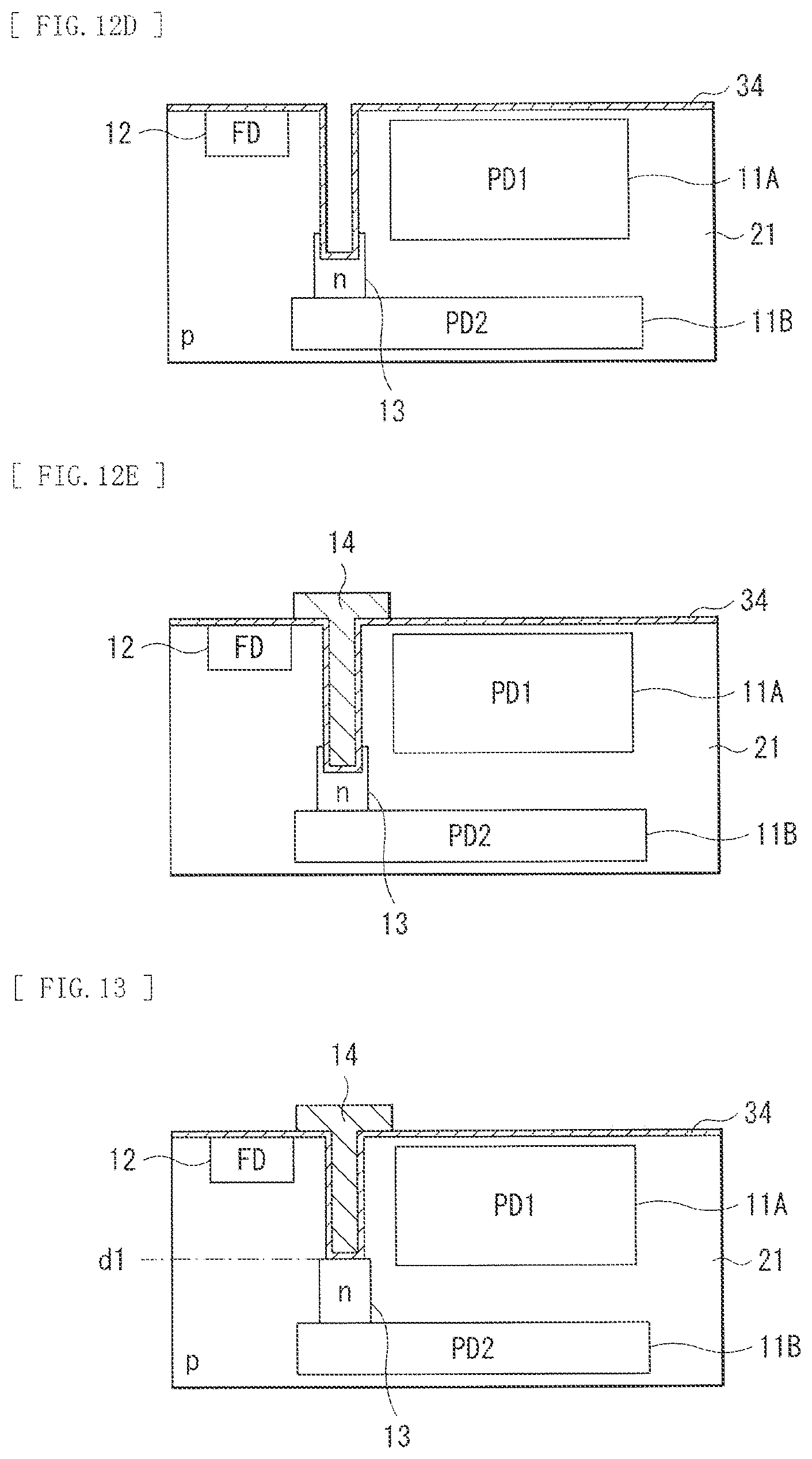 Patent US12453201 Figure 13 – Solid-state image pickup device, method of manufacturing solid-state image pickup device, and electronic apparatus