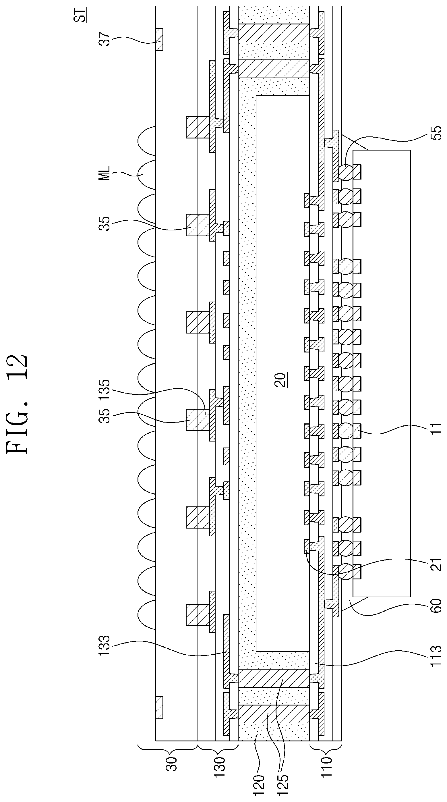 Patent US12453204 Figure 14 – Semiconductor package and method of manufacturing the same