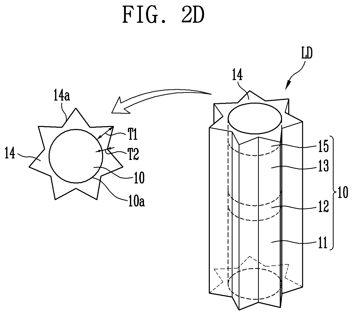 Patent US12453217 Figure 7 – Light-emitting element, manufacturing method therefor, and display device having light-emitting element