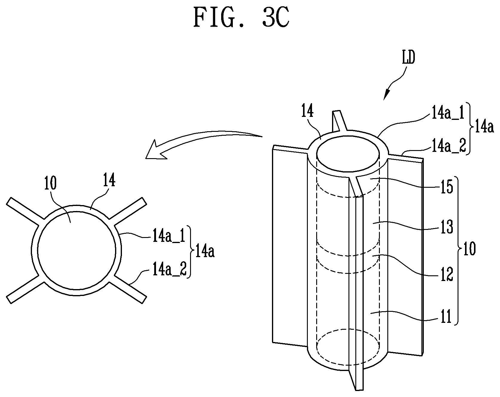 Patent US12453217 Figure 10 – Light-emitting element, manufacturing method therefor, and display device having light-emitting element