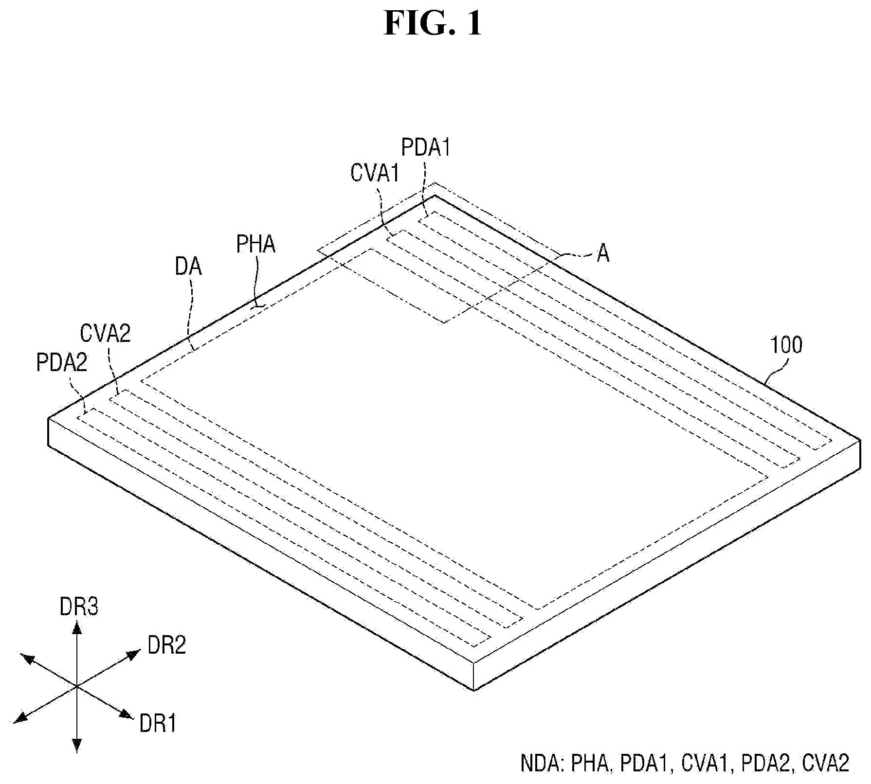 Patent US12453229 Figure 1 – Display device and method of fabricating the same