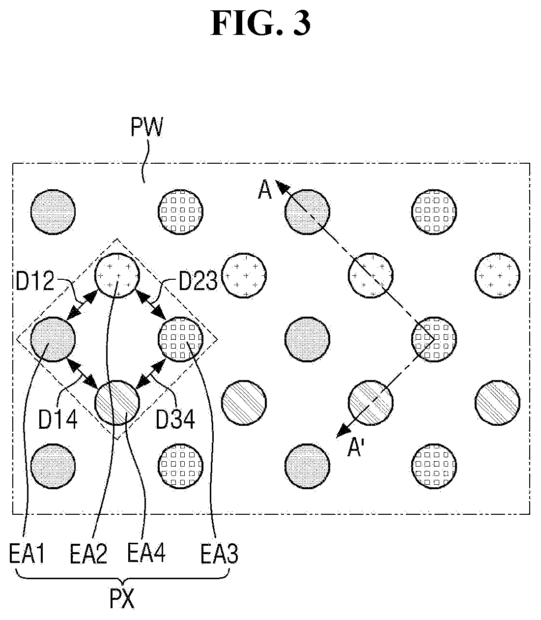 Patent US12453229 Figure 3 – Display device and method of fabricating the same