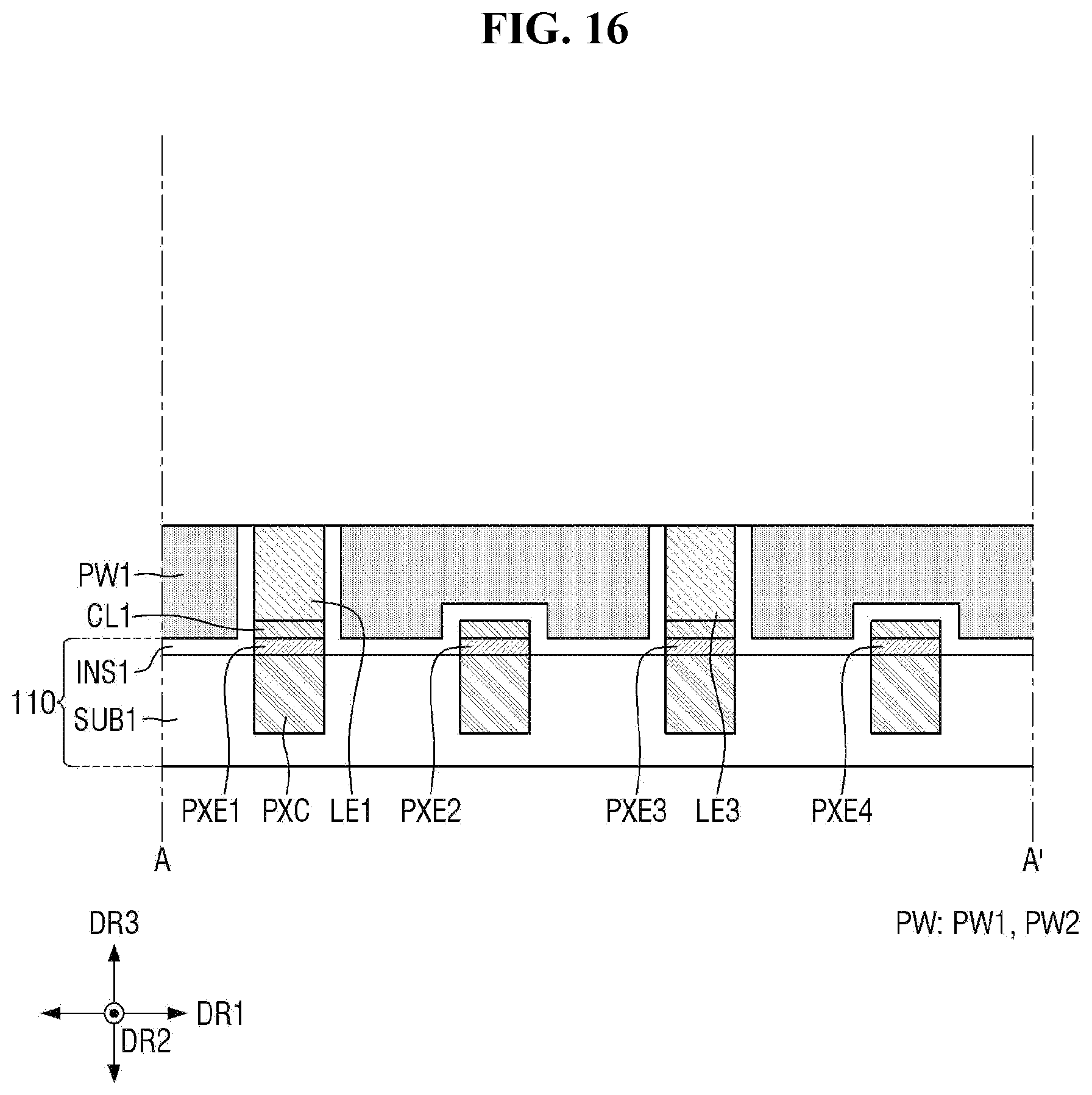 Patent US12453229 Figure 17 – Display device and method of fabricating the same