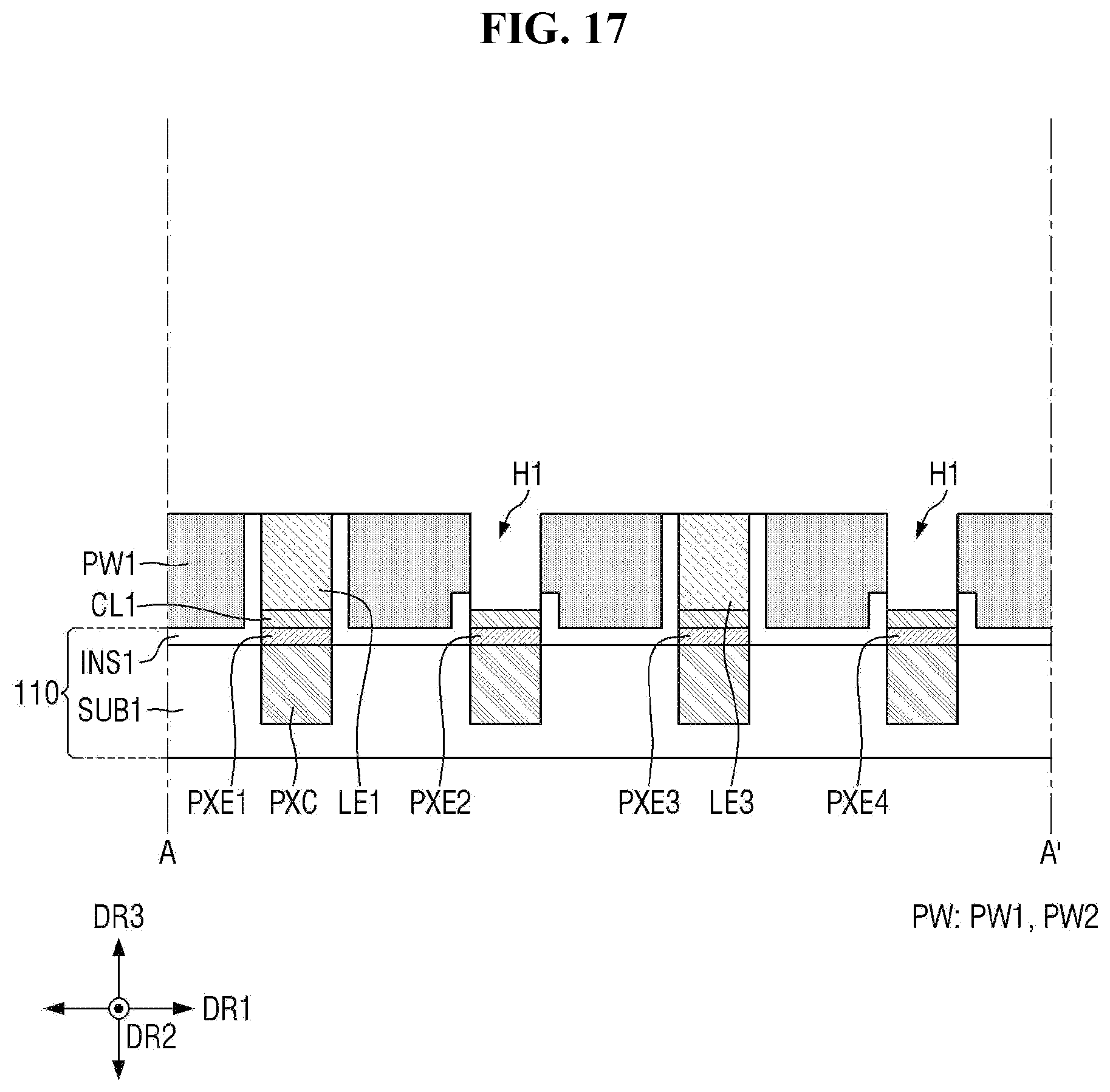 Patent US12453229 Figure 18 – Display device and method of fabricating the same