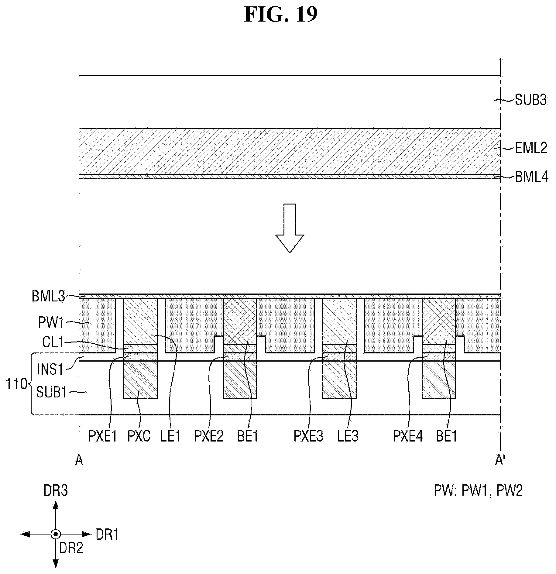 Patent US12453229 Figure 20 – Display device and method of fabricating the same