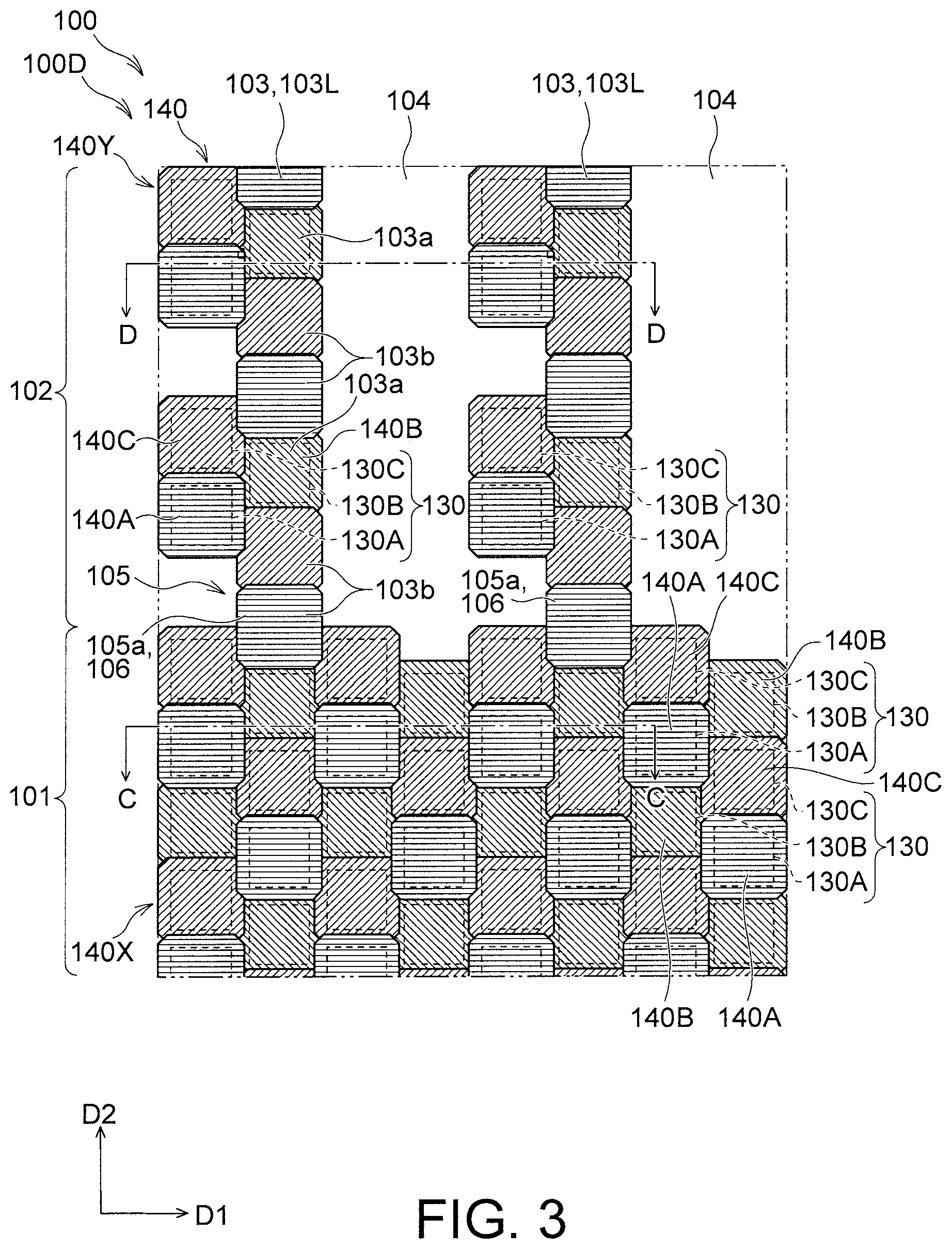 Patent US12453242 Figure 3 – Organic device and manufacturing method for organic device