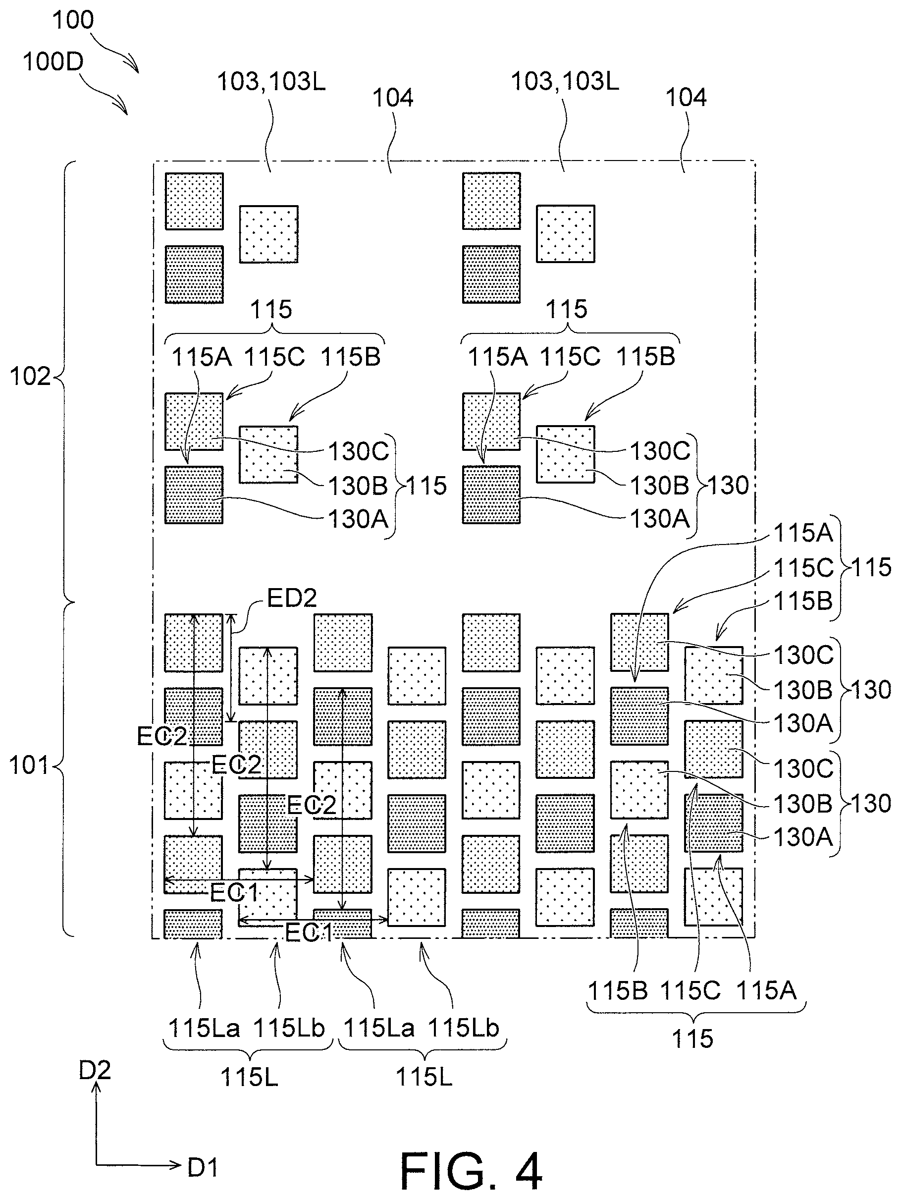 Patent US12453242 Figure 4 – Organic device and manufacturing method for organic device