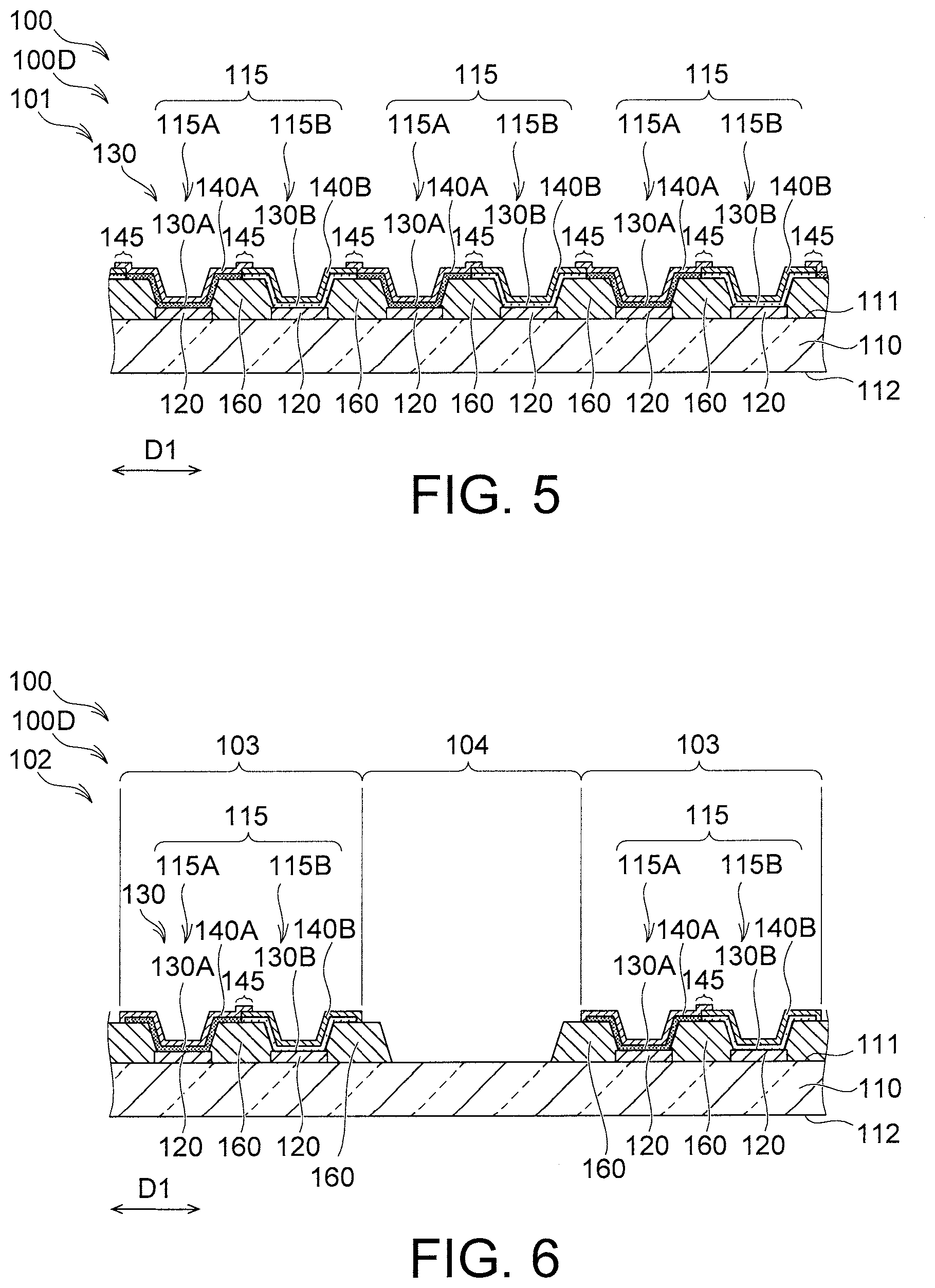 Patent US12453242 Figure 5 – Organic device and manufacturing method for organic device
