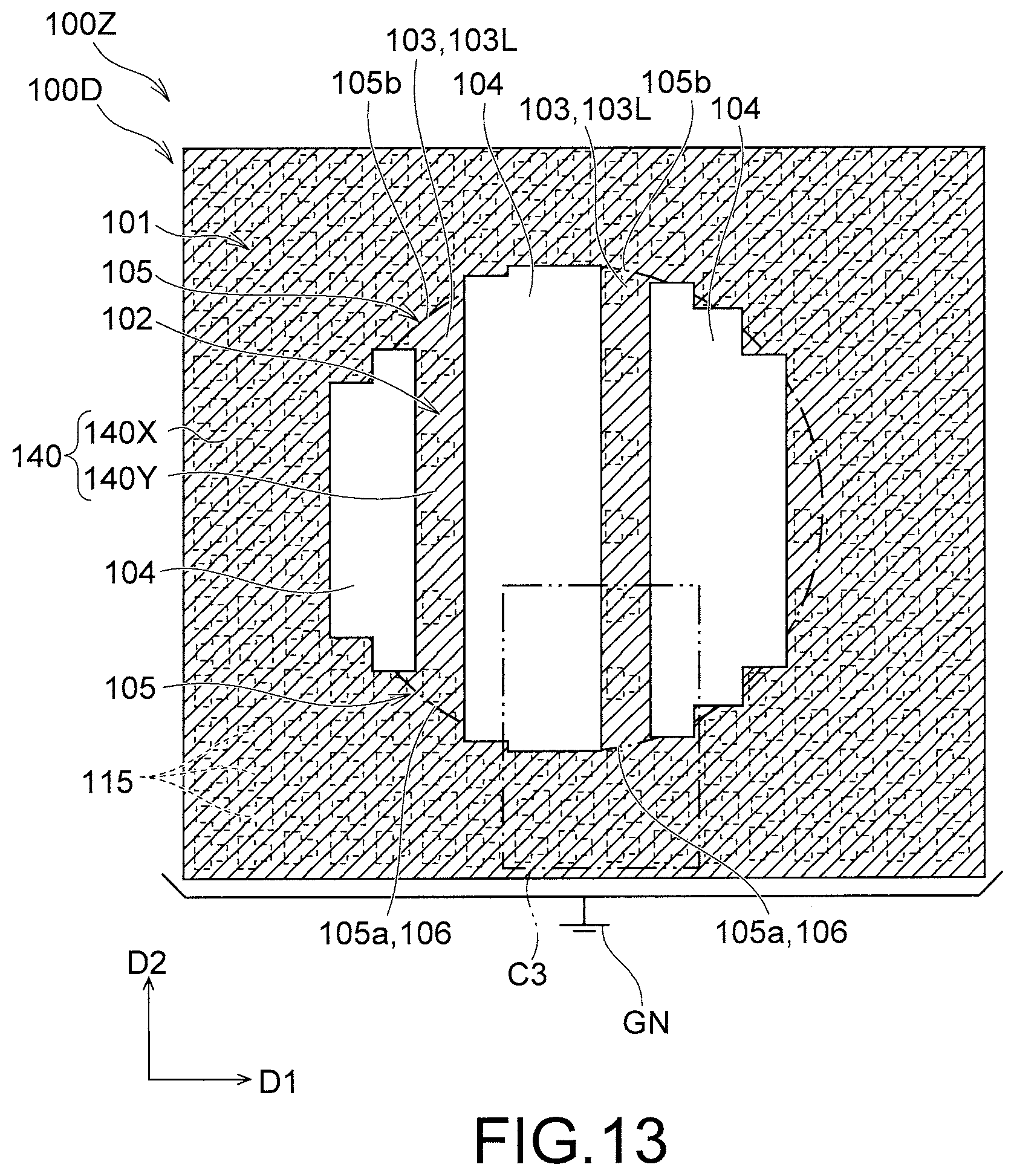Patent US12453242 Figure 12 – Organic device and manufacturing method for organic device