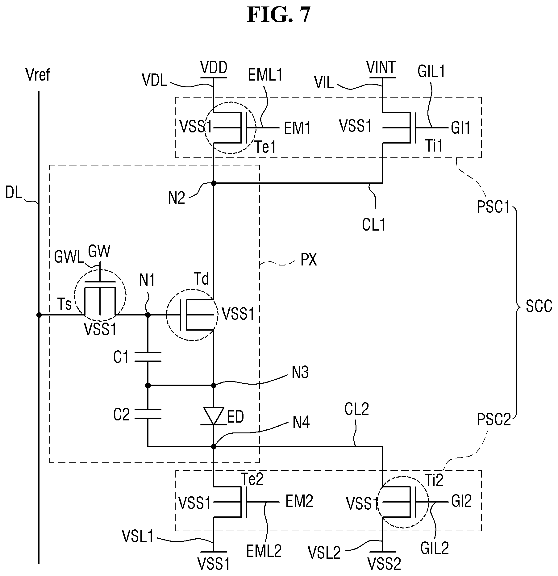 Patent US12453244 Figure 7 – Display device