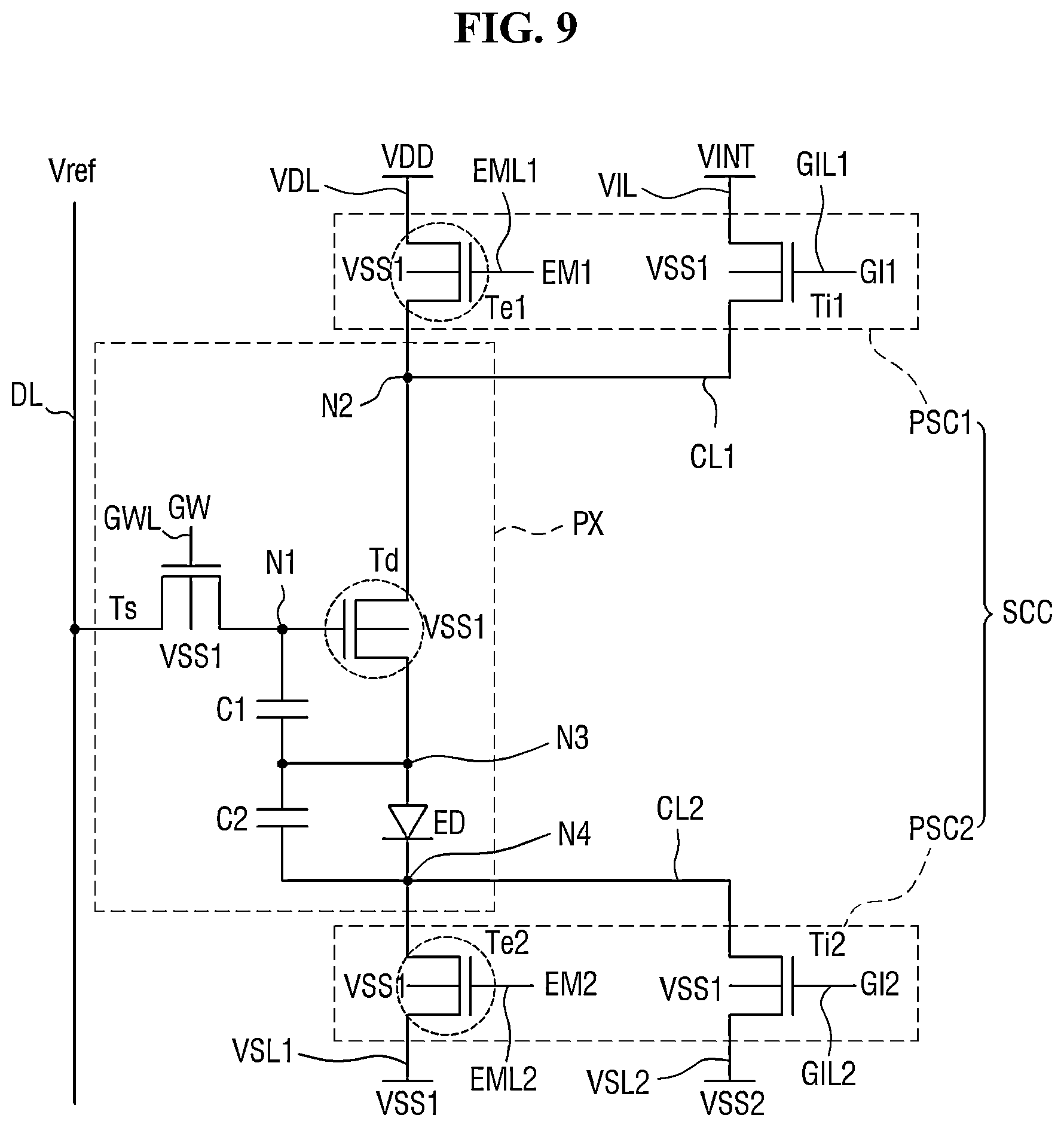 Patent US12453244 Figure 9 – Display device