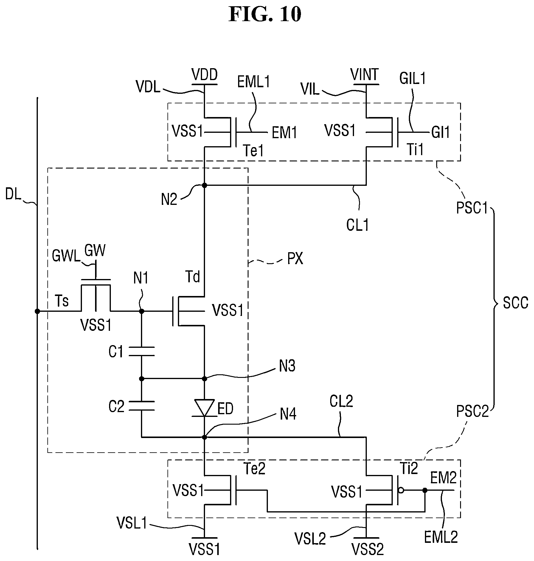 Patent US12453244 Figure 10 – Display device