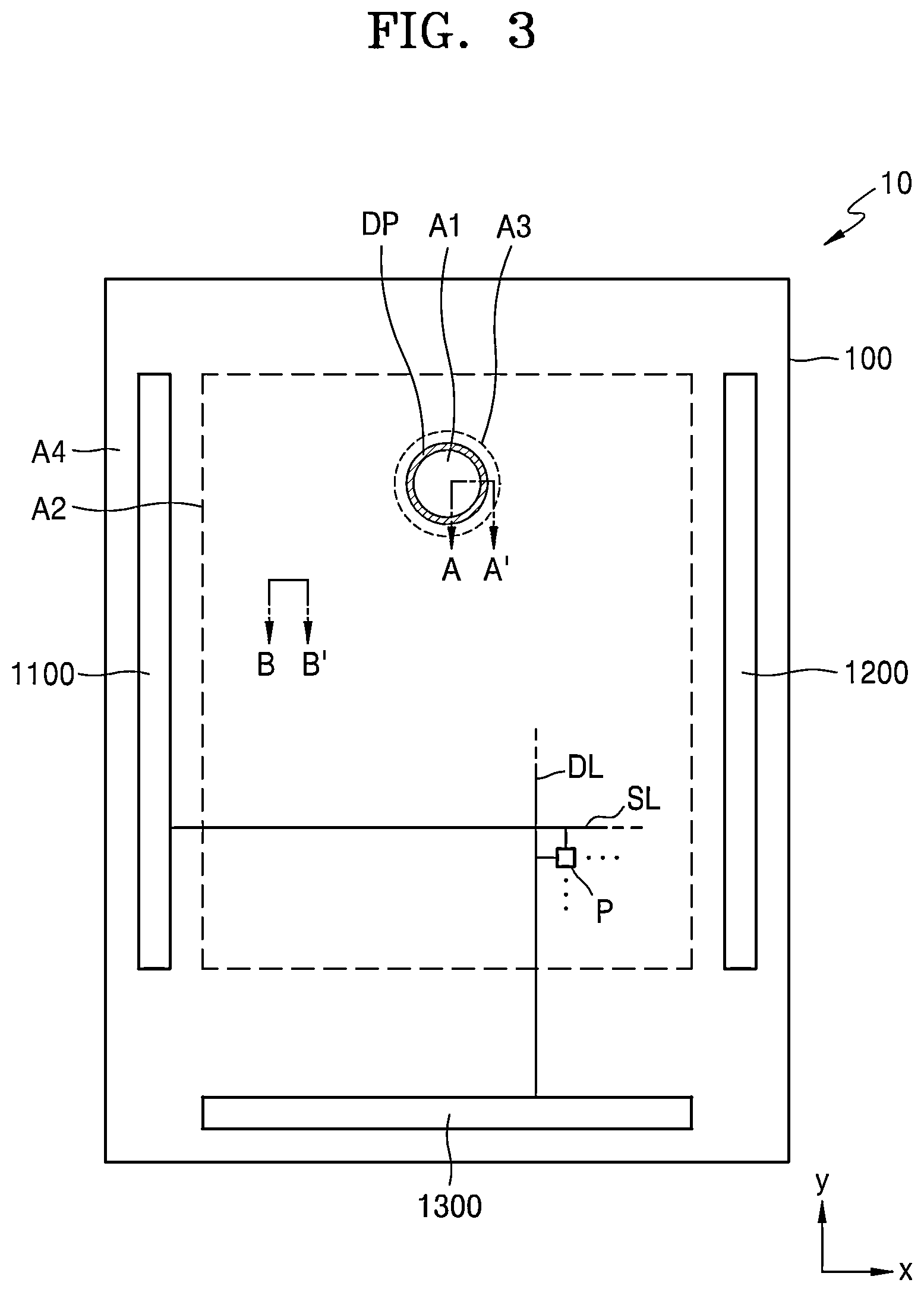 Patent US12453251 Figure 3 – Display apparatus