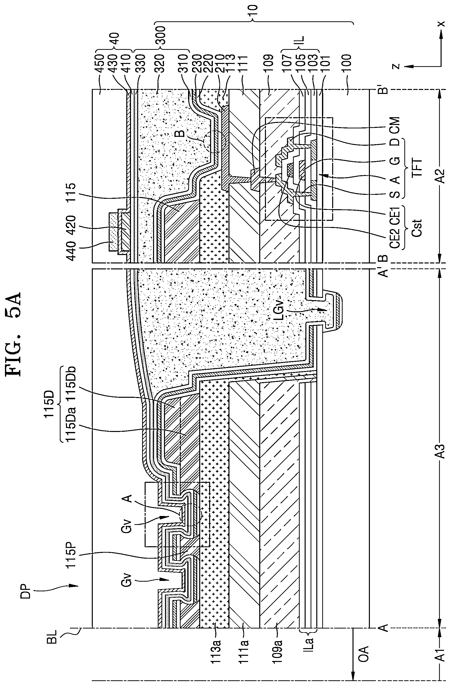 Patent US12453251 Figure 5 – Display apparatus