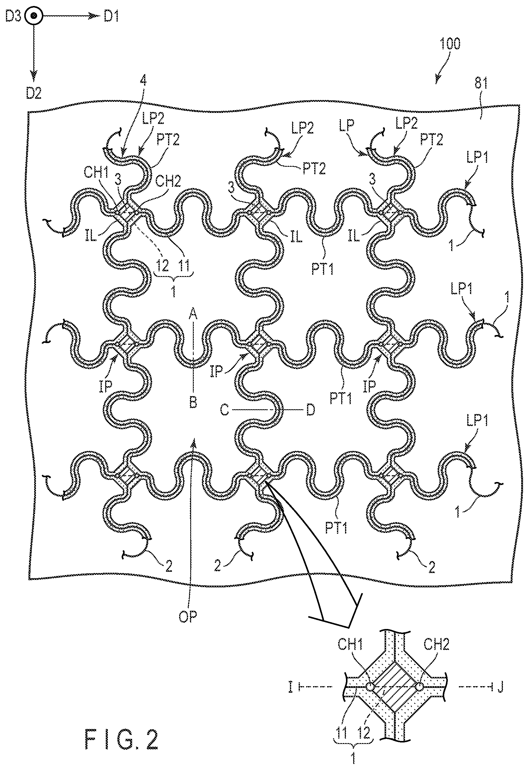 Patent US12453259 Figure 2 – Electronic device with shape memory resin