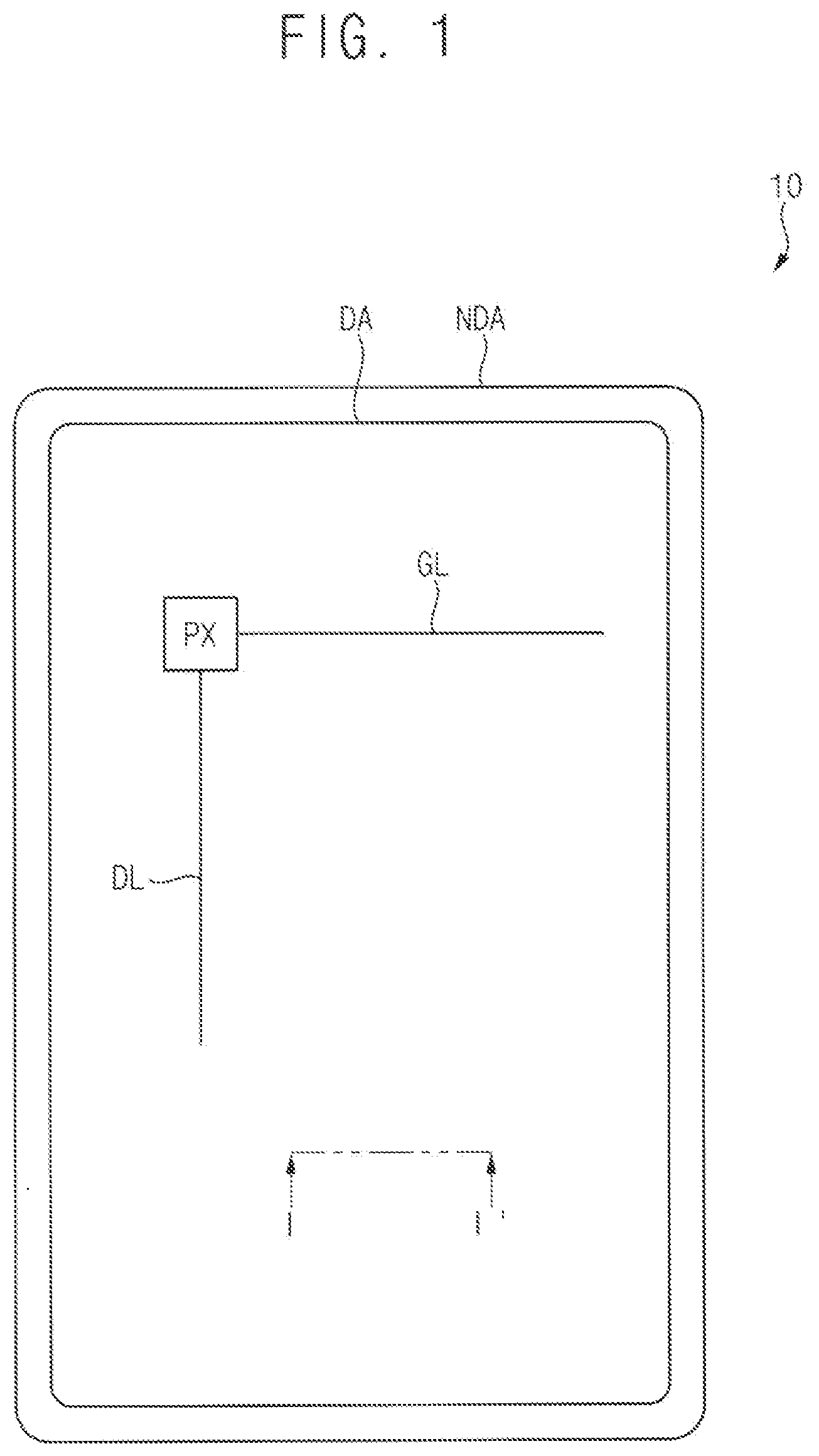 Patent US12453264 — Display device and method of manufacturing the same — Figure 1