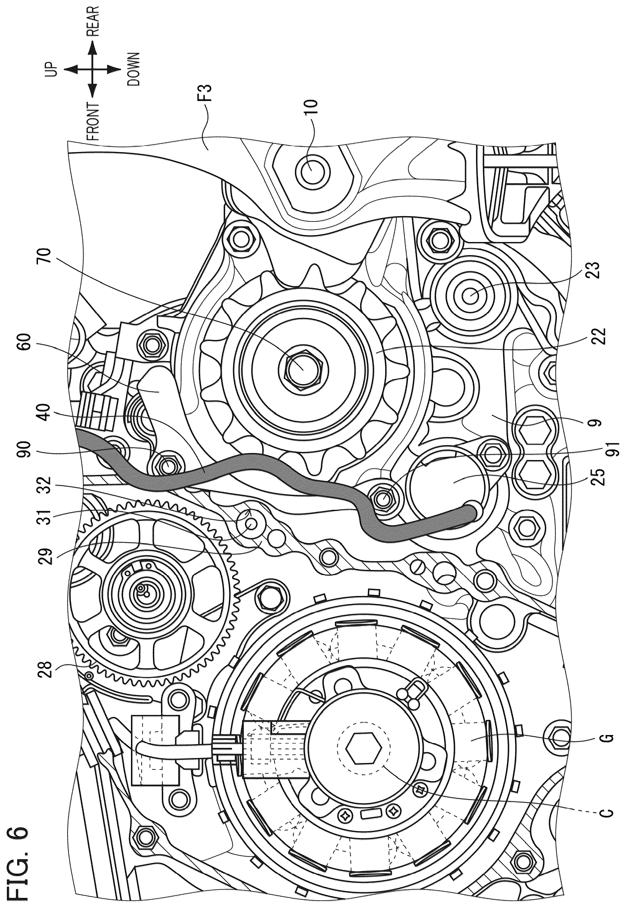 Patent US12455001 Figure 6 – Crank case structure