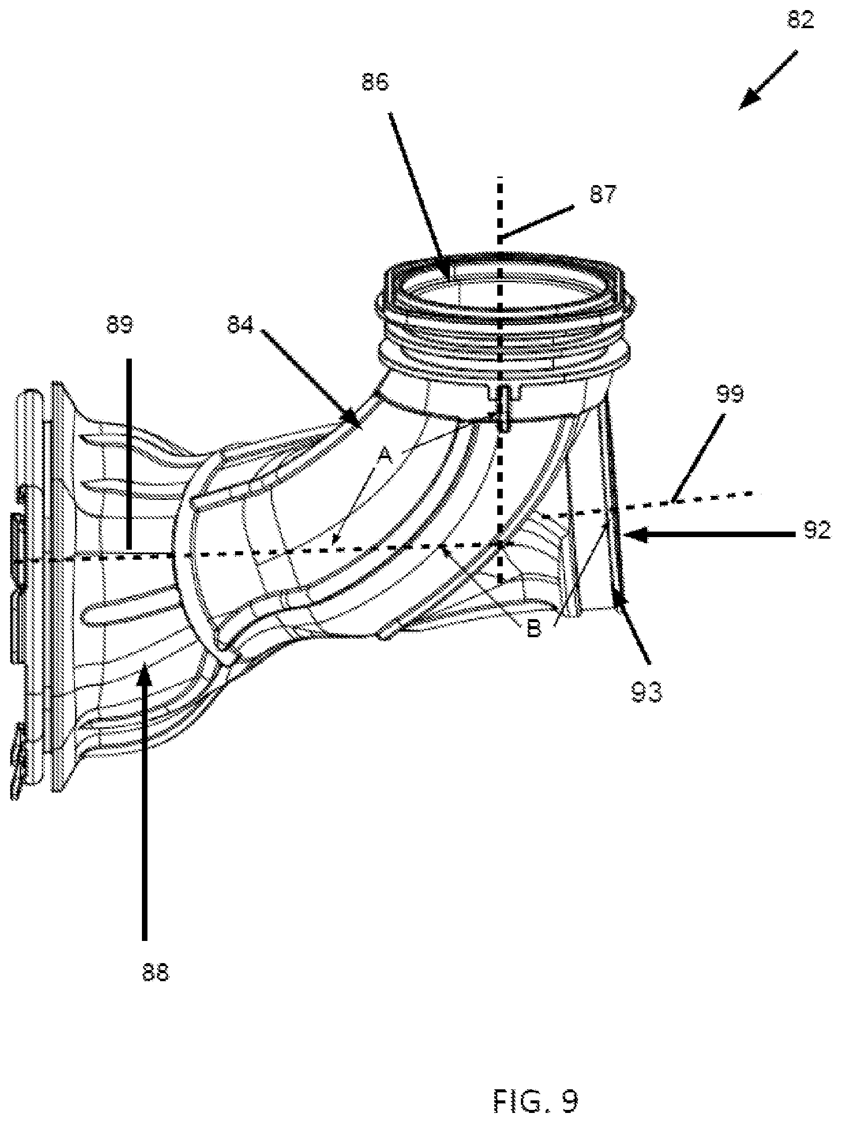 Patent US12455002 Figure 9 – Air intake assembly and vehicle having air intake assembly