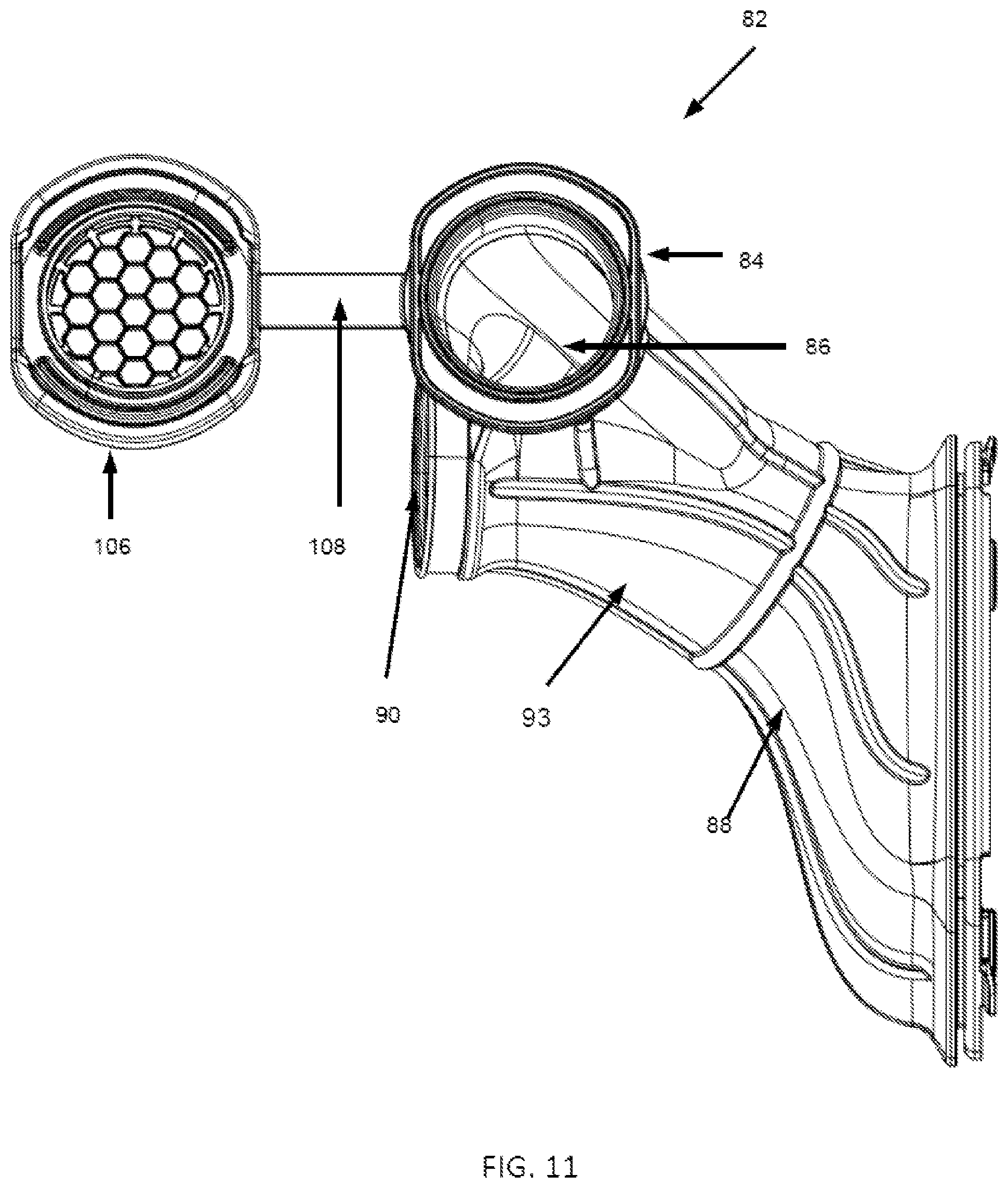 Patent US12455002 Figure 11 – Air intake assembly and vehicle having air intake assembly